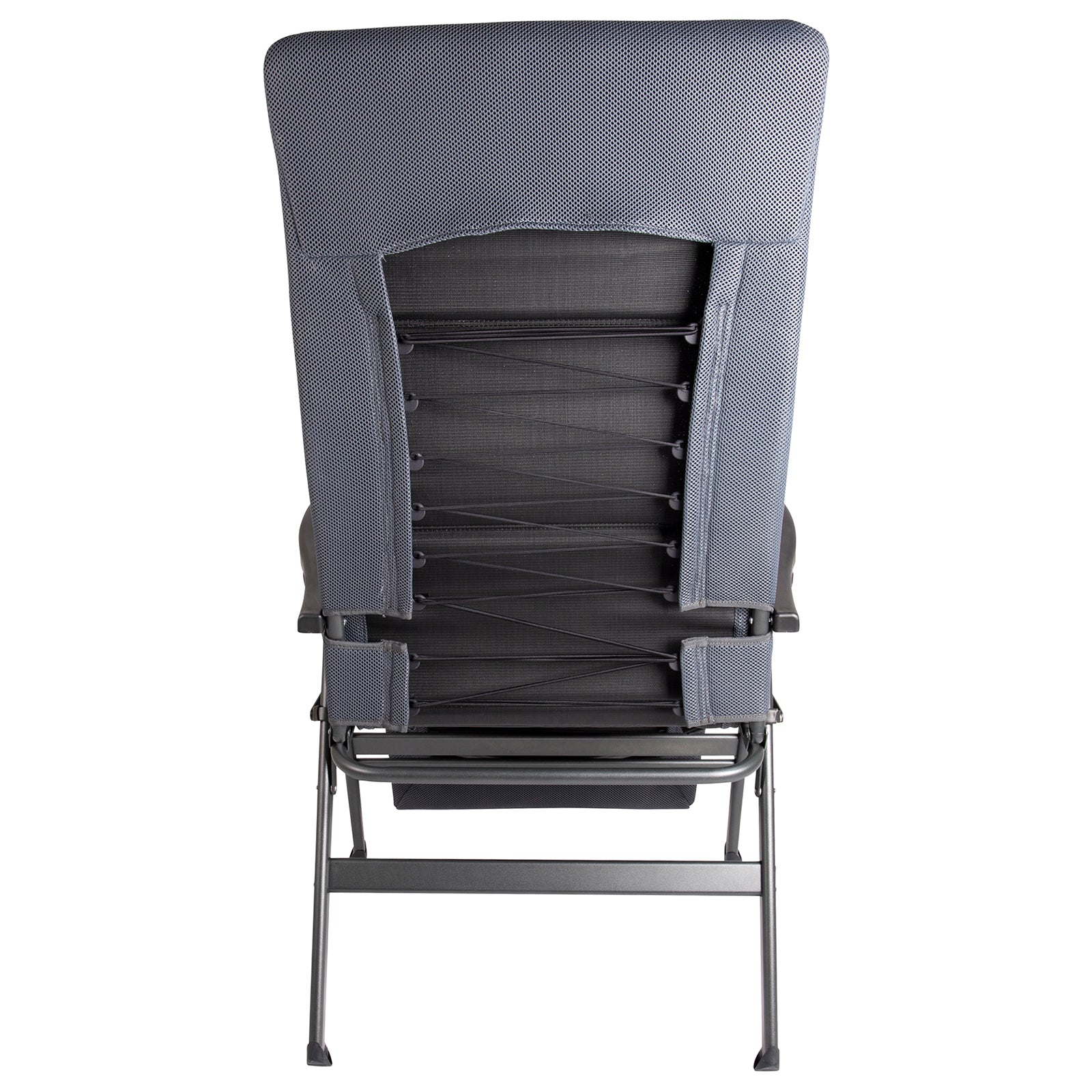 Chaise de camping CRESPO AP 252 XL Air Deluxe, chaise longue de jardin ergonomique en aluminium, 130 kg