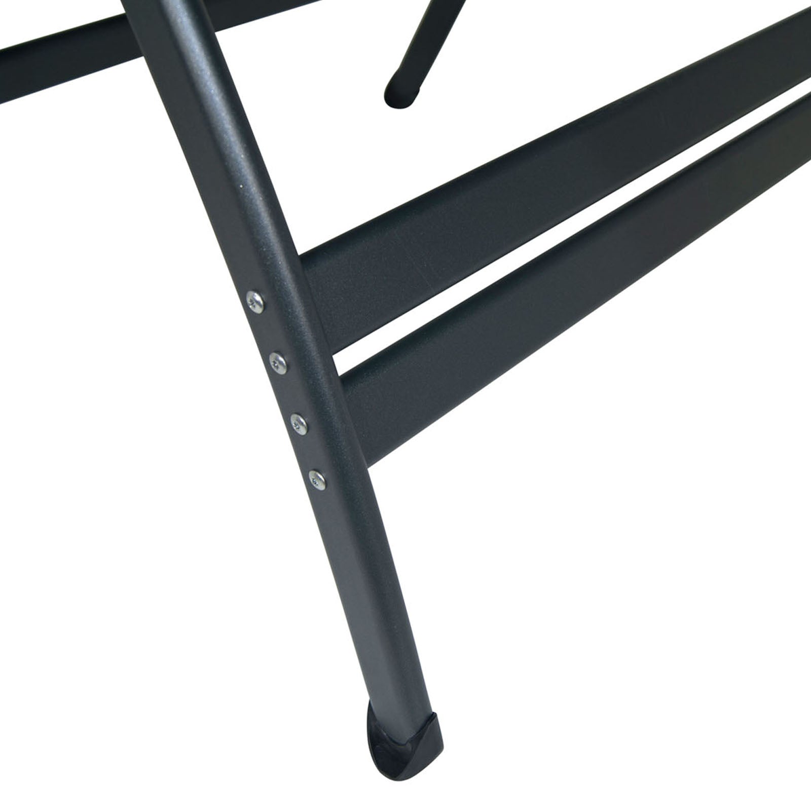 Chaise de camping CRESPO AP 252 XL Air Deluxe, chaise longue de jardin ergonomique en aluminium, 130 kg