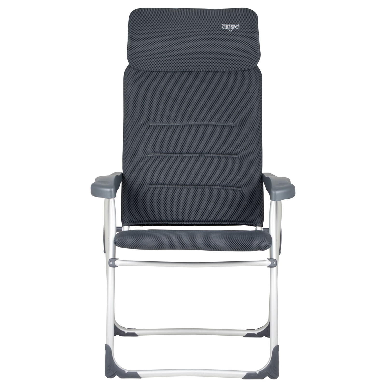 Chaise de camping CRESPO AA 215 Air Elite Chaise longue de jardin compacte Chaise pliante Alu