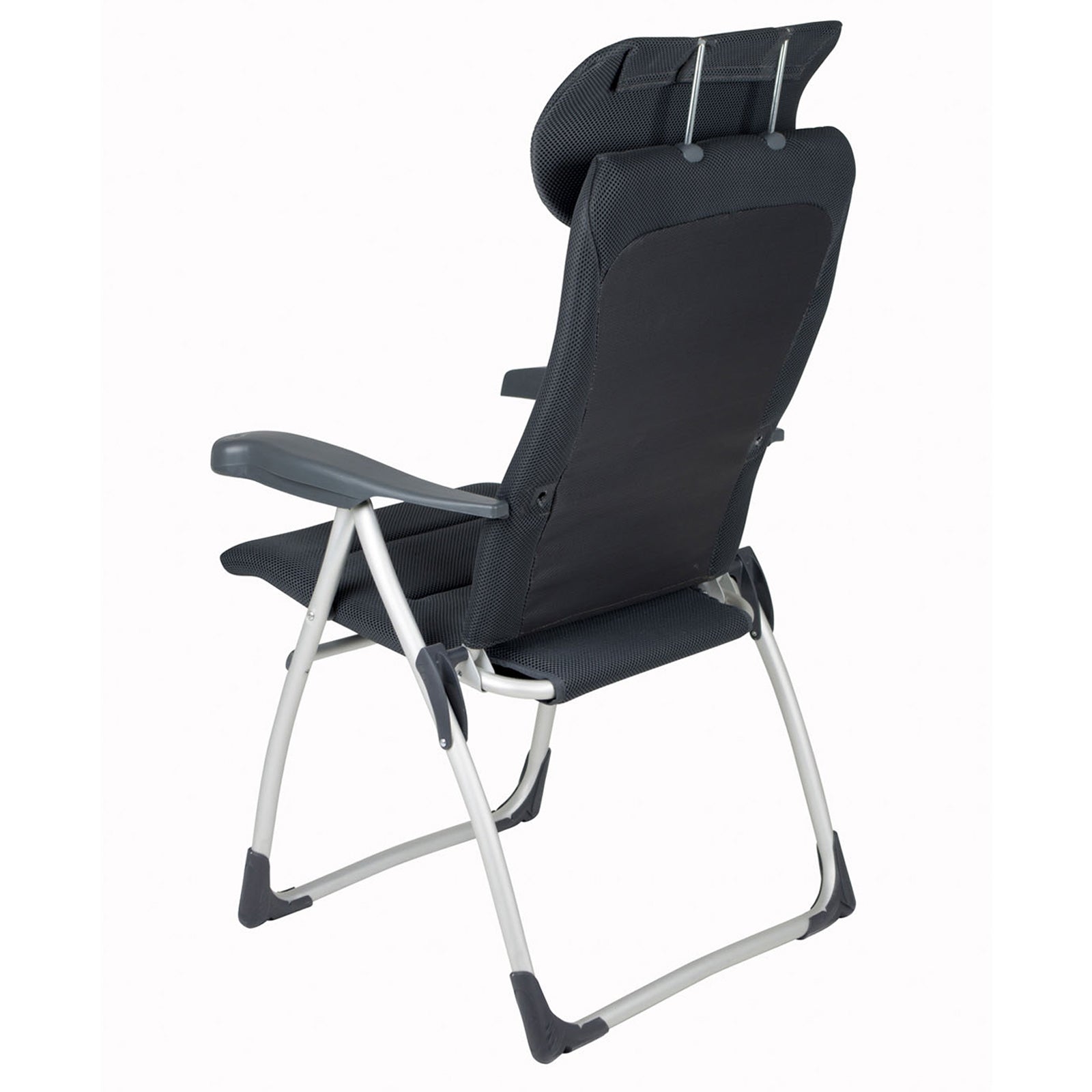 Chaise de camping CRESPO AA 215 Air Elite Chaise longue de jardin compacte Chaise pliante Alu