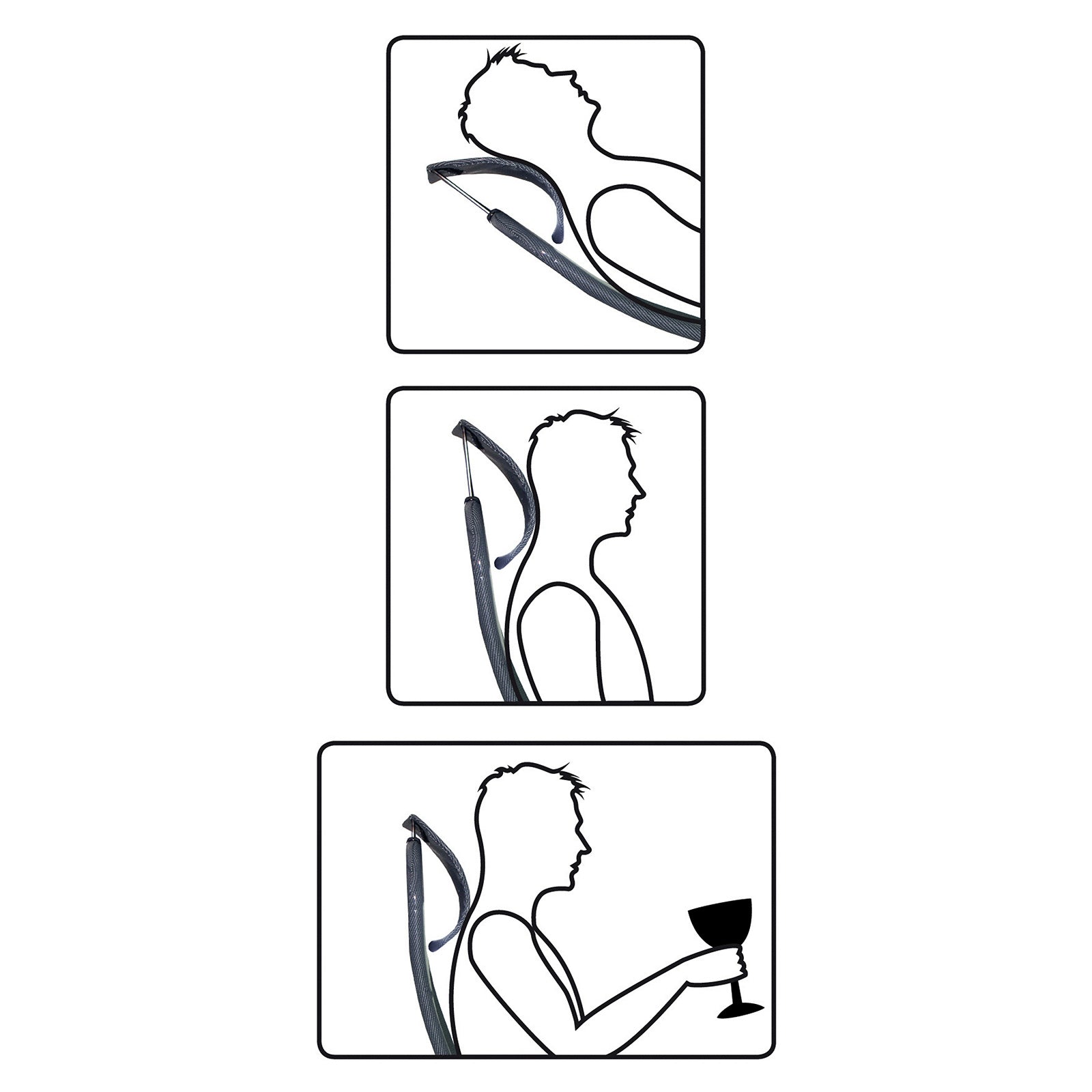 CRESPO Camping Stuhl AA 215 Air Elite Compact Garten Liege Stuhl Klappstuhl Alu