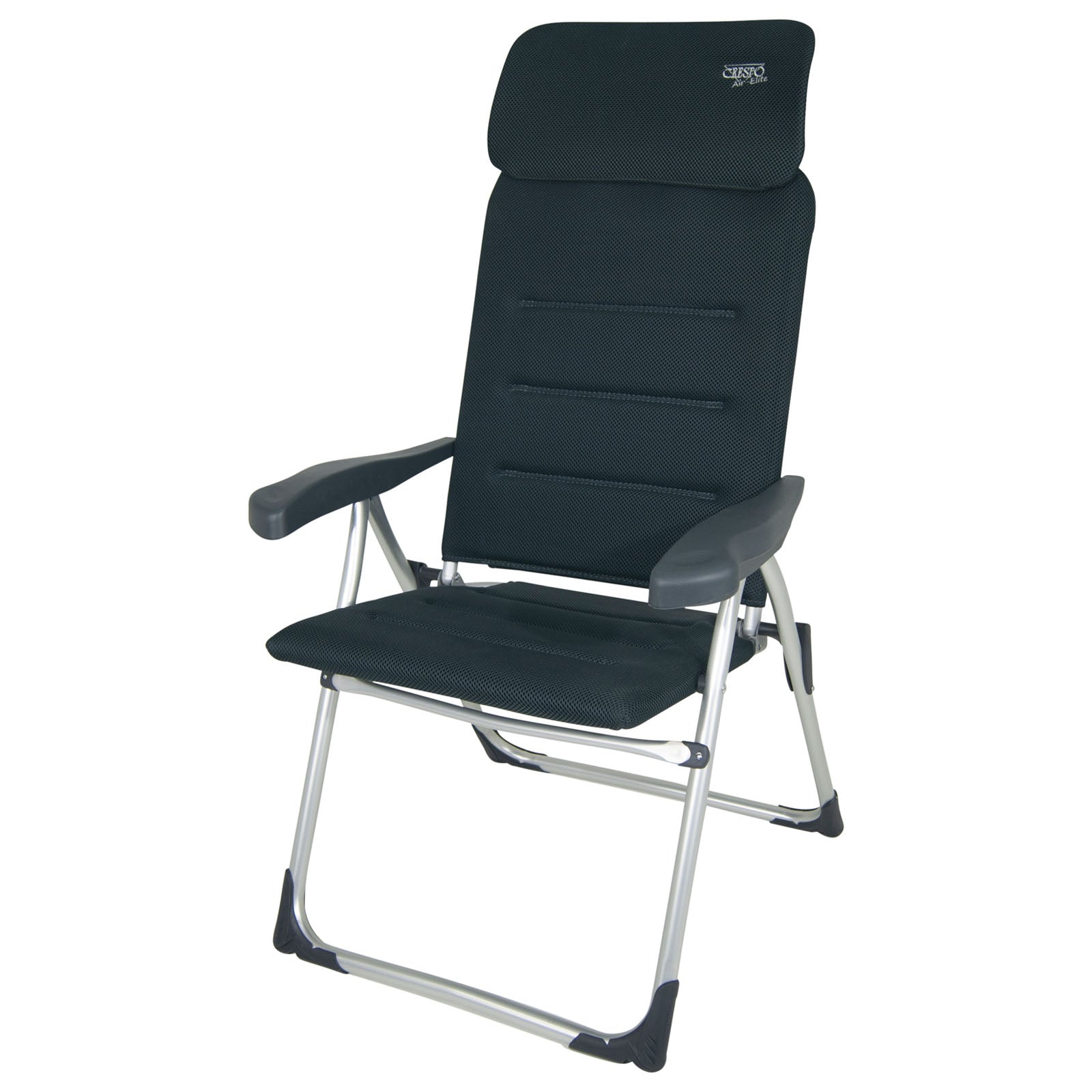 CRESPO Camping Chair AA 213 Air Elite Compact Garden Lounger Chair Folding Chair Alu
