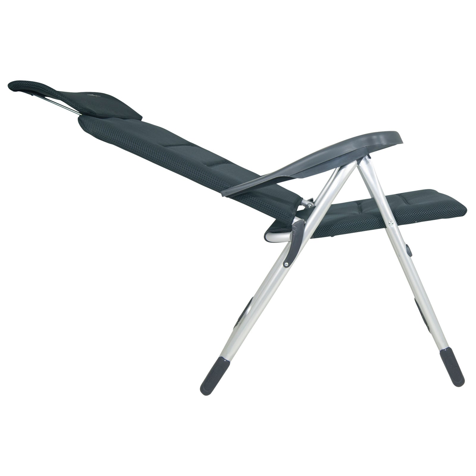 Chaise de camping CRESPO AA 213 Air Elite Chaise longue de jardin compacte Chaise pliante Alu