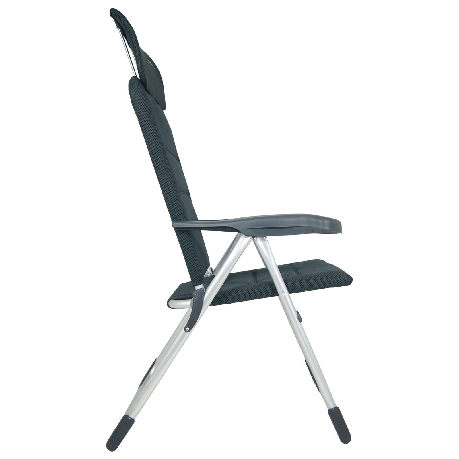 Chaise de camping CRESPO AA 213 Air Elite Chaise longue de jardin compacte Chaise pliante Alu
