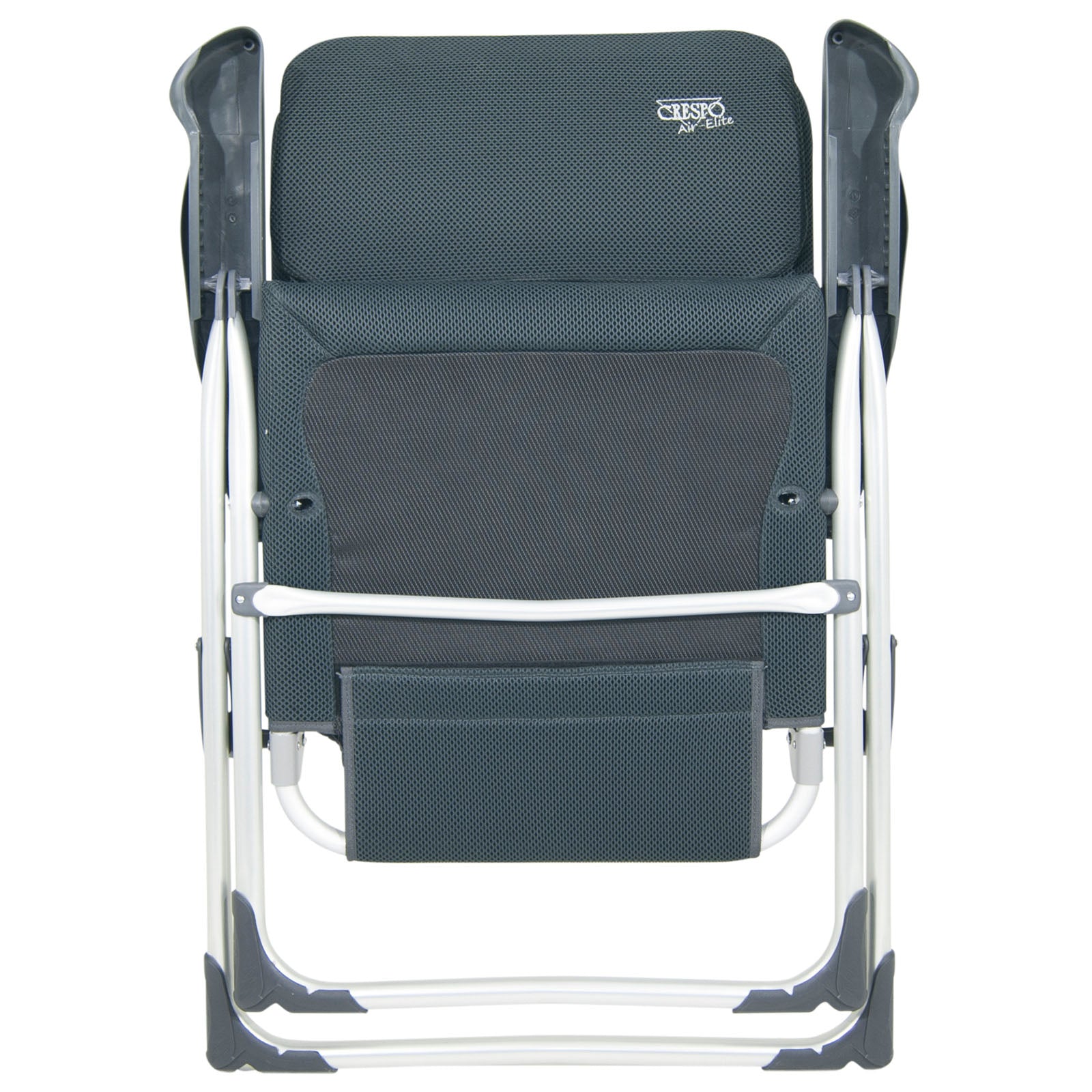Chaise de camping CRESPO AA 213 Air Elite Chaise longue de jardin compacte Chaise pliante Alu