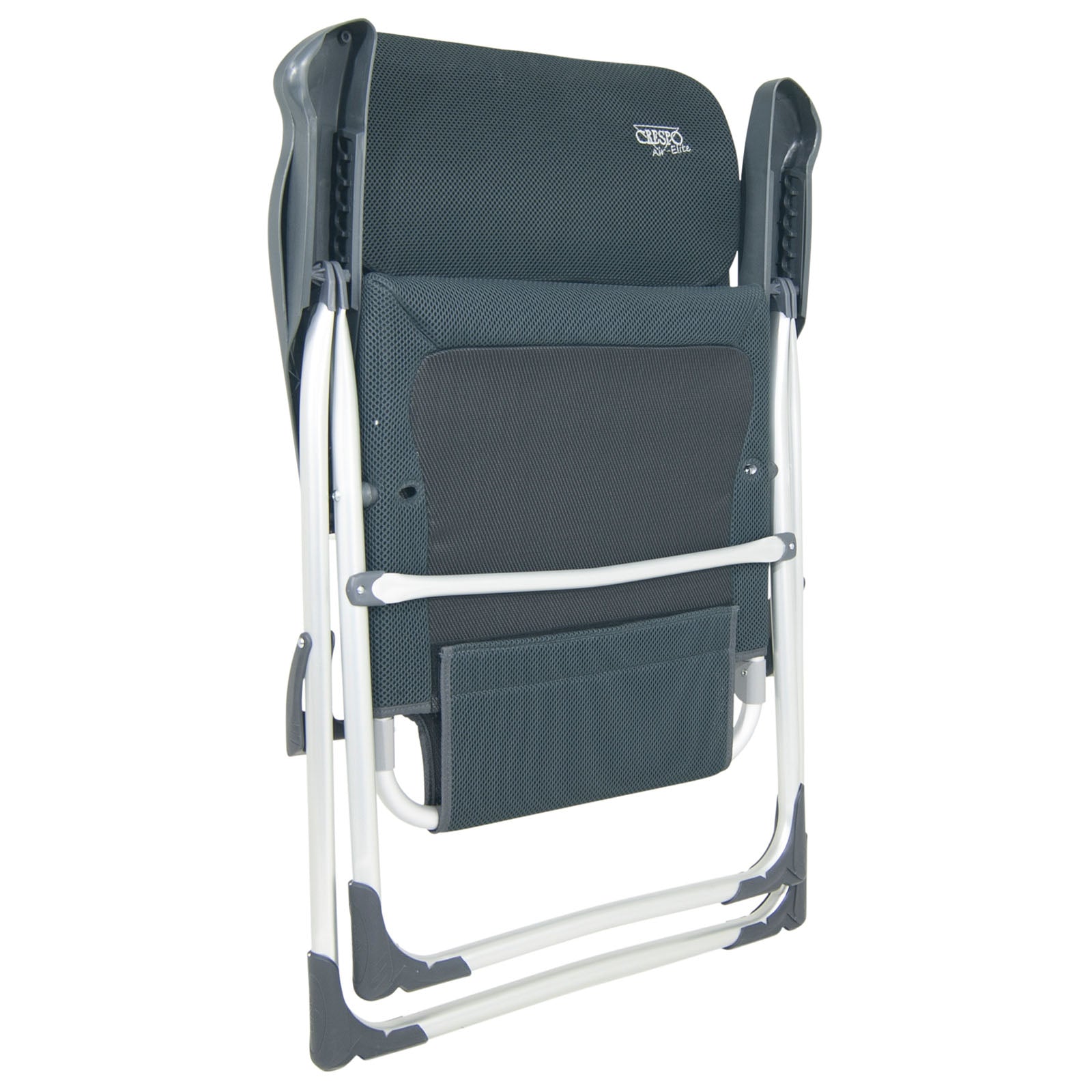 Chaise de camping CRESPO AA 213 Air Elite Chaise longue de jardin compacte Chaise pliante Alu