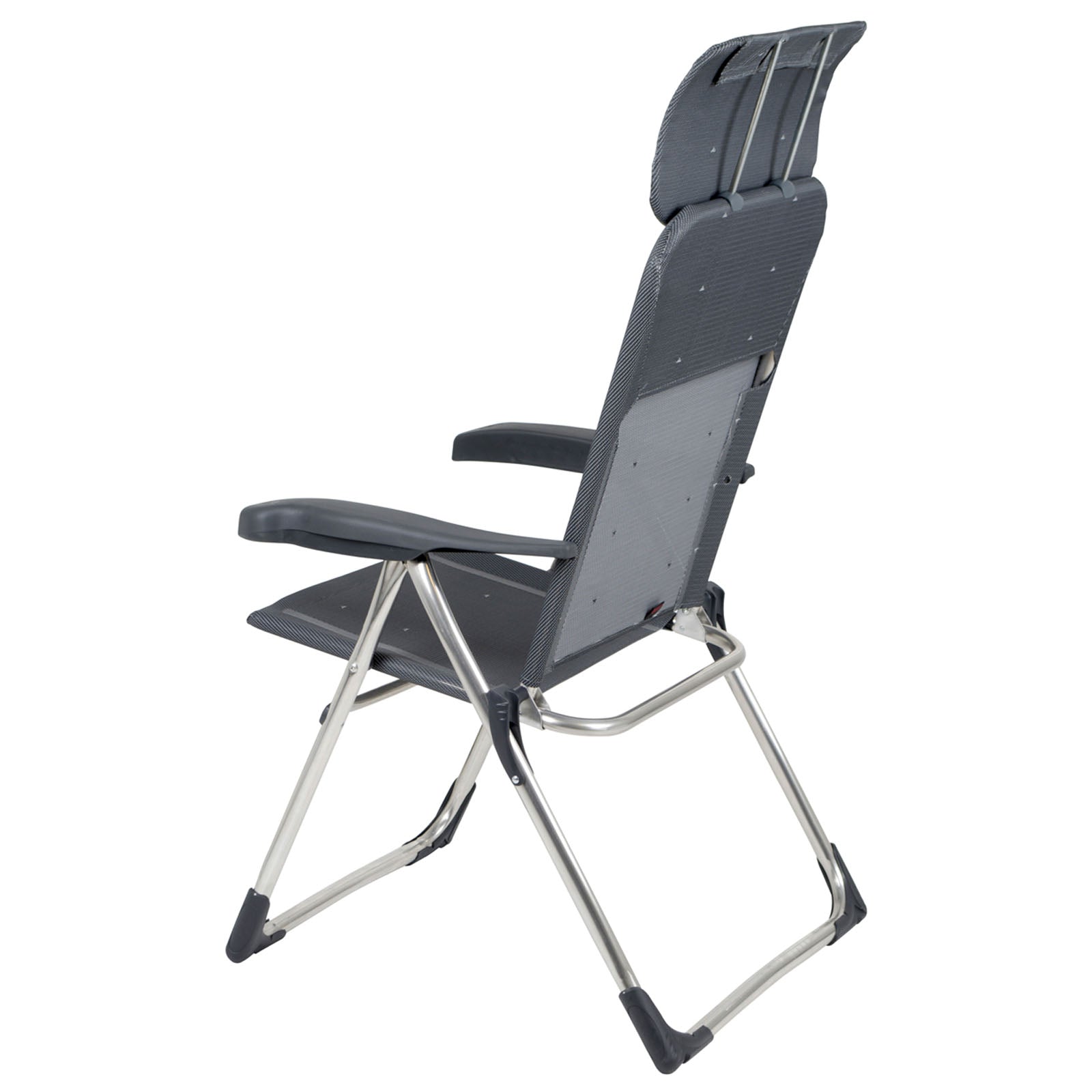 Chaise de camping CRESPO AL 213 Chaise longue de jardin compacte Chaise pliante pliable en aluminium