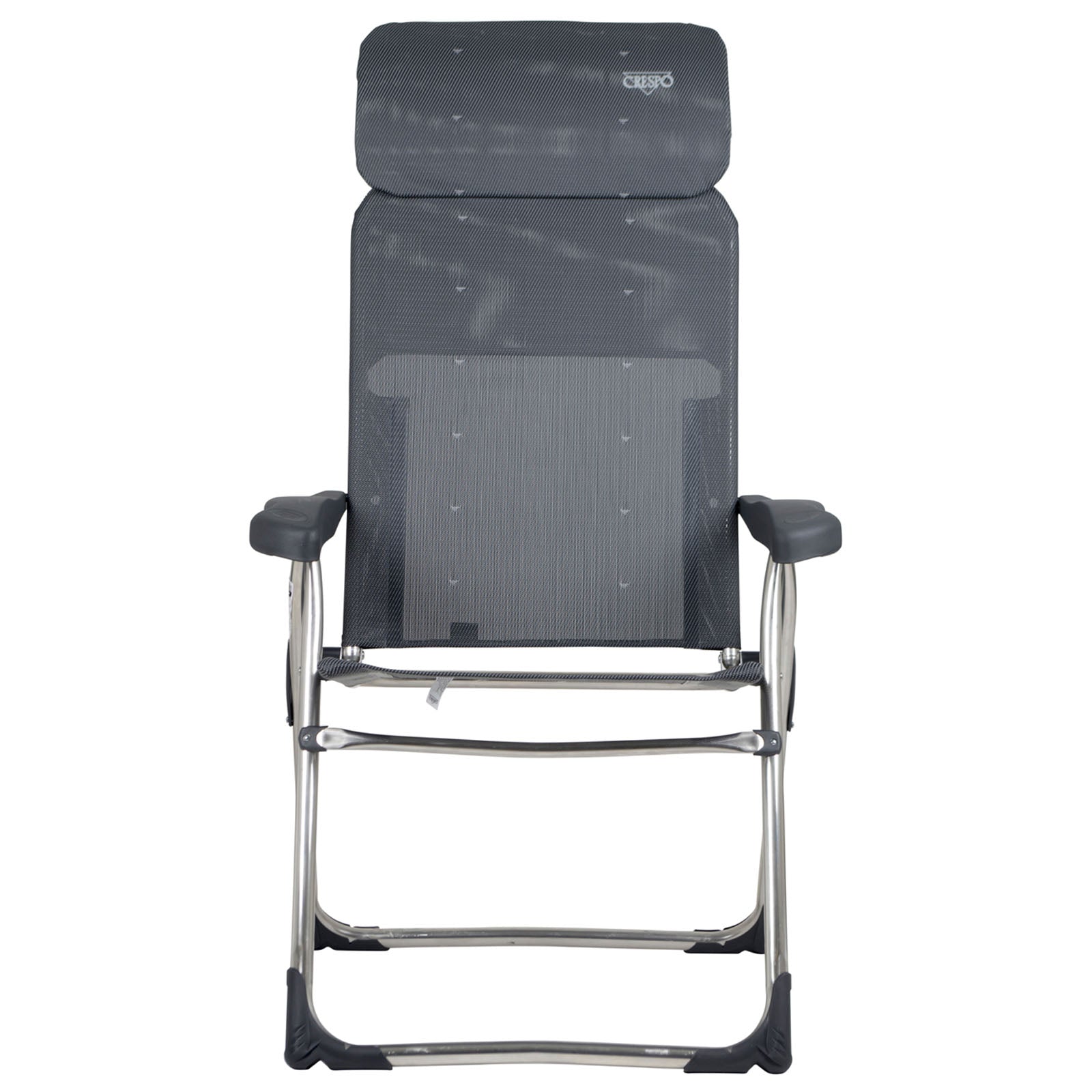 Chaise de camping CRESPO AL 213 Chaise longue de jardin compacte Chaise pliante pliable en aluminium