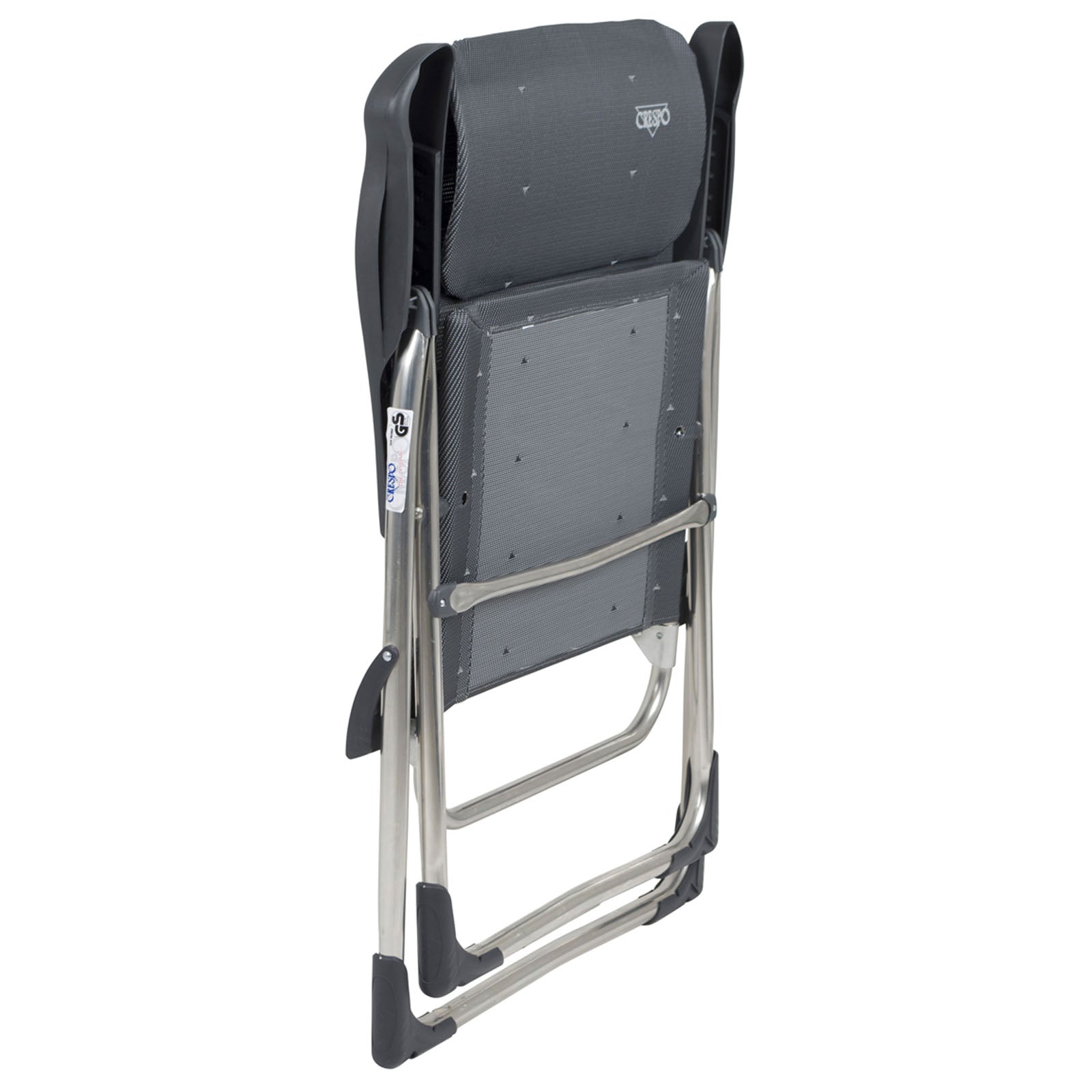 Chaise de camping CRESPO AL 213 Chaise longue de jardin compacte Chaise pliante pliable en aluminium