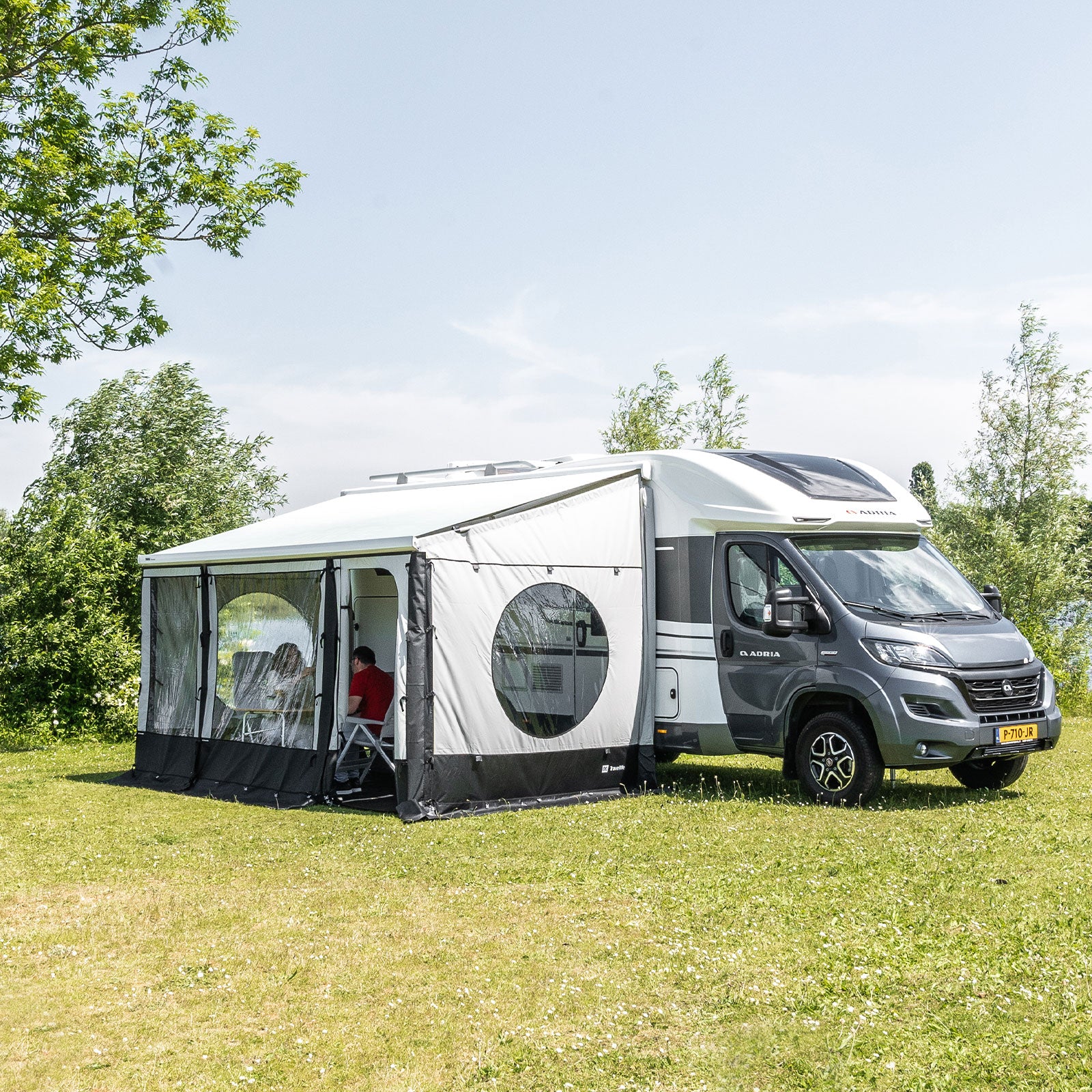 TRAVELLIFE Markise Seitenwand Scala M Wohnwagen Thule Omnistor Passend 225-244cm