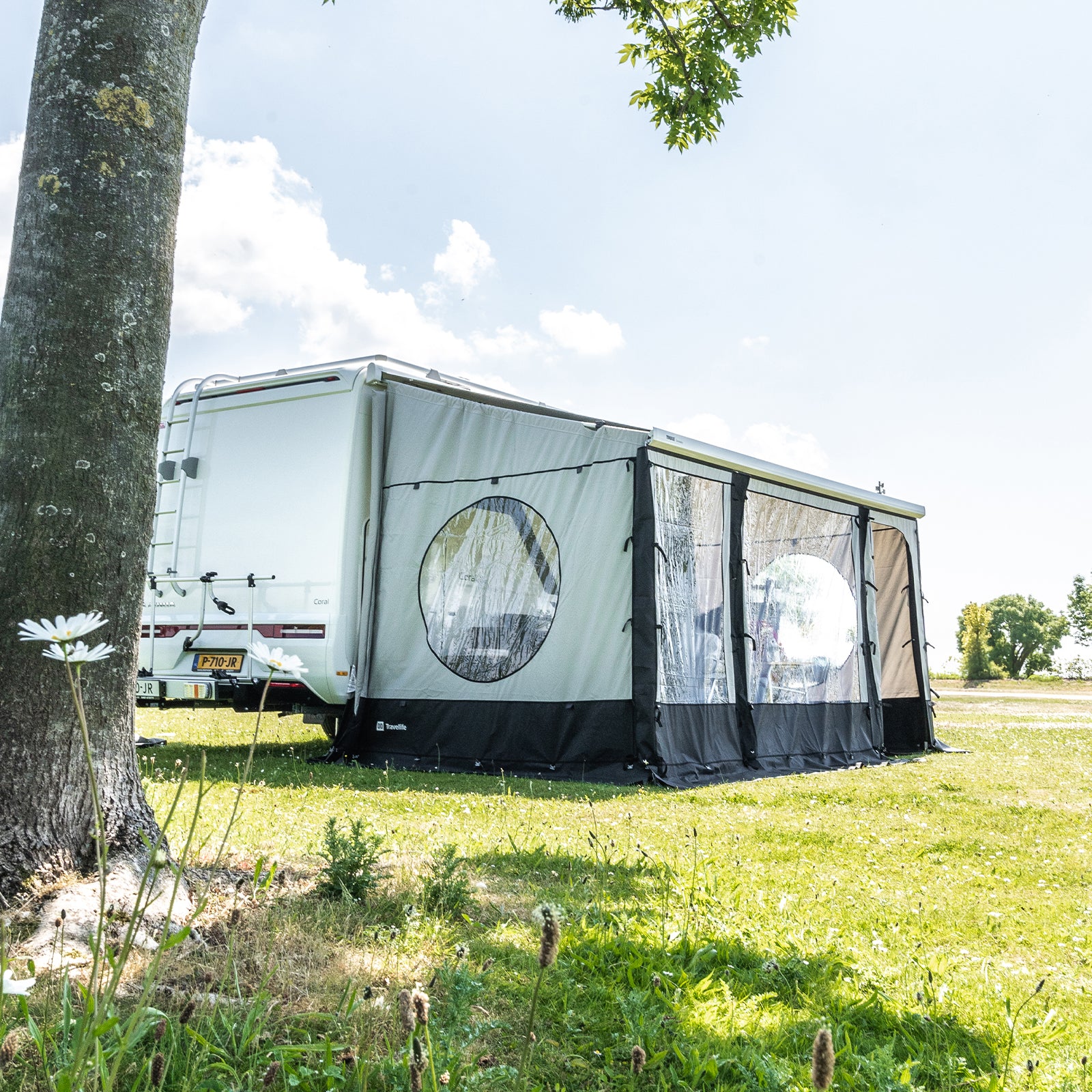 TRAVELLIFE Awning Front Wall Scala Front Wall Panel For Thule Omnistor 1.1 m