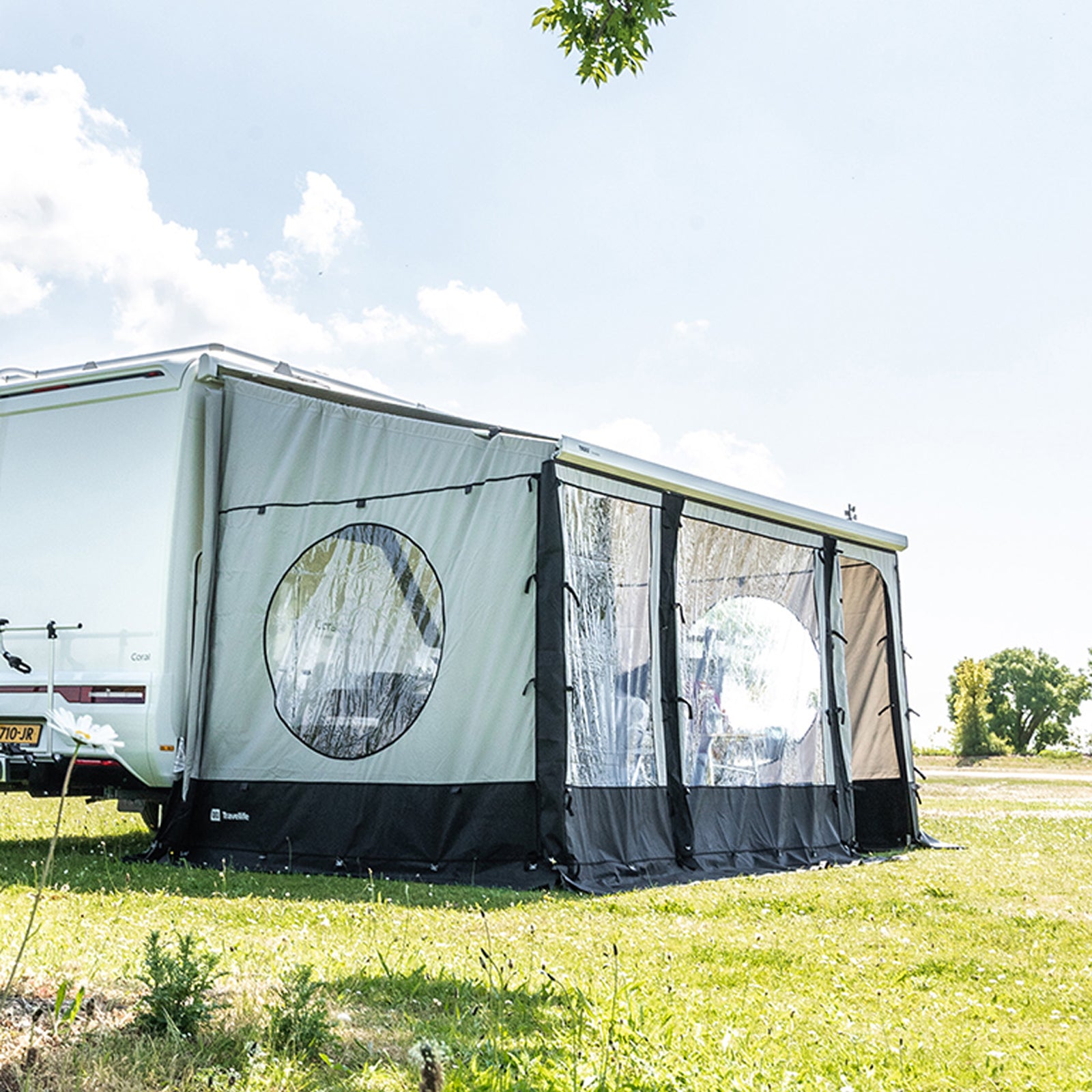 TRAVELLIFE awning front wall Scala front wall panel Thule Omnistor fits 2 m