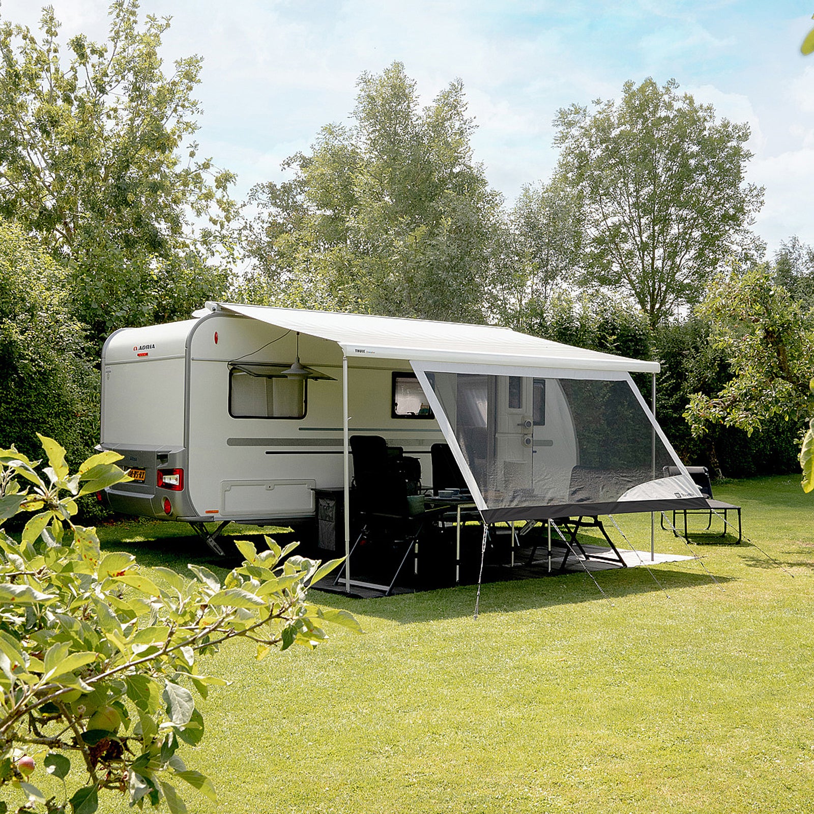 TRAVELLIFE Sonnensegel Isola Camping Bus Sonnendach Wohnwagen Markise Vorderwand