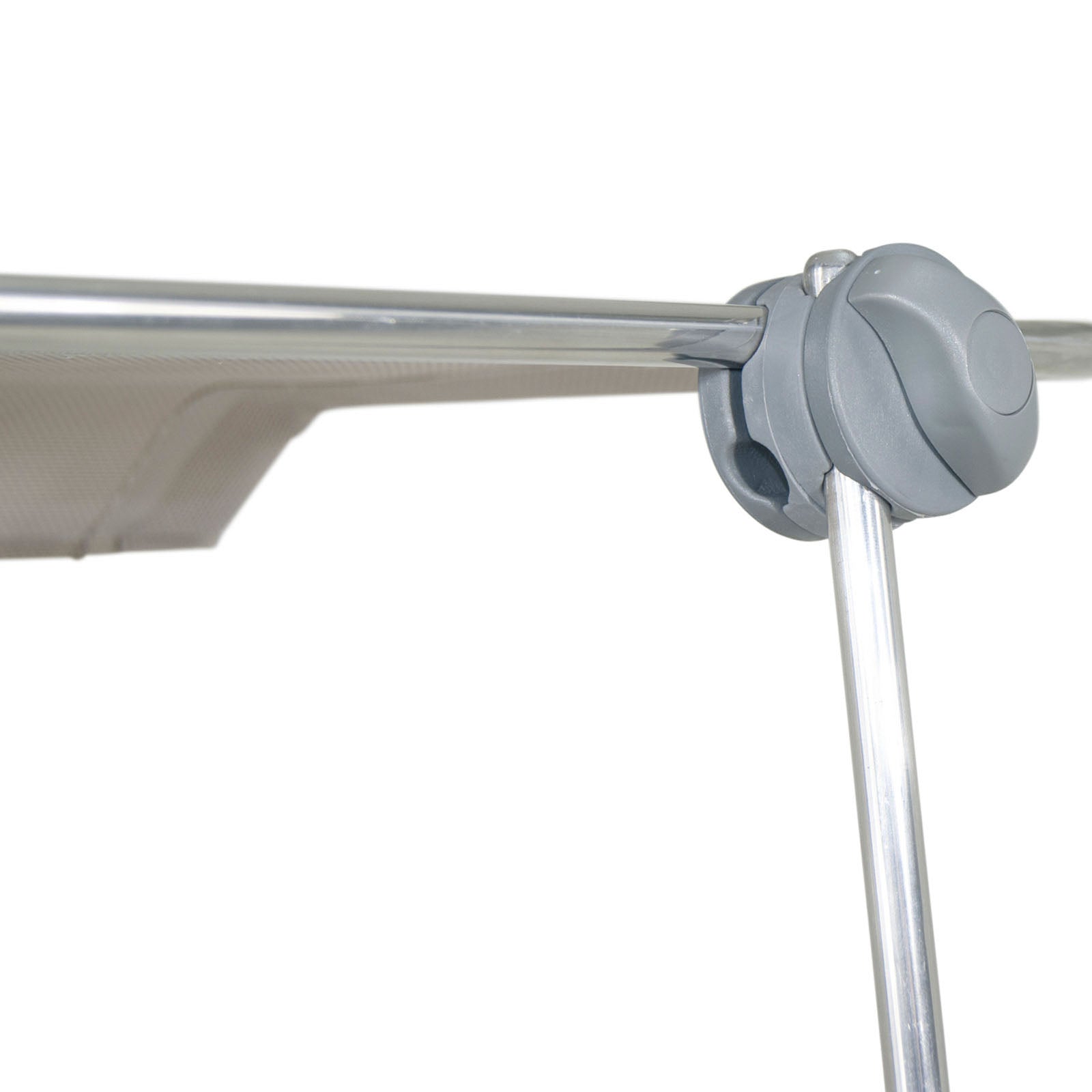 Chaise de camping à auvent CRESPO P199, protection parasol, chaise pliante, chaise de plage