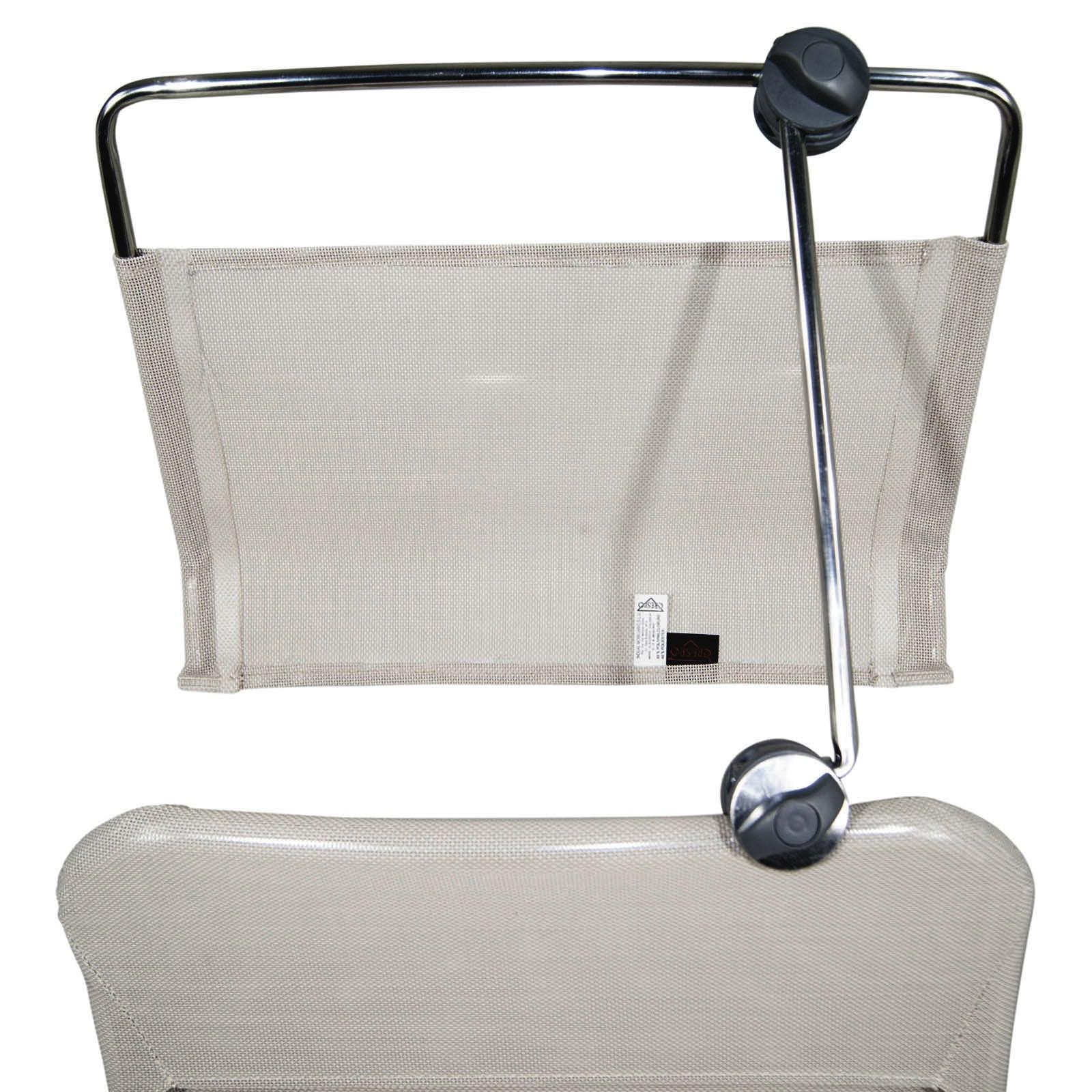 Chaise de camping à auvent CRESPO P199, protection parasol, chaise pliante, chaise de plage
