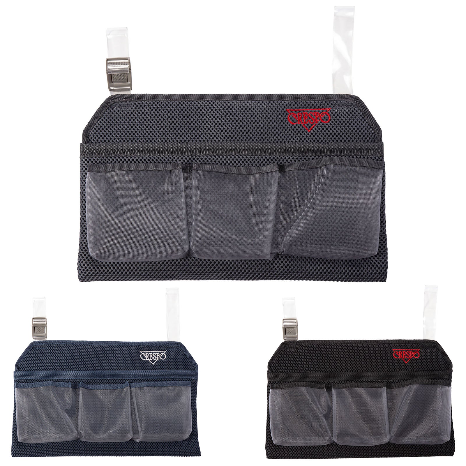 CRESPO Seiten Tasche Hänge Organizer Air Deluxe Liege Stuhl Arm Lehne 4 Fächer
