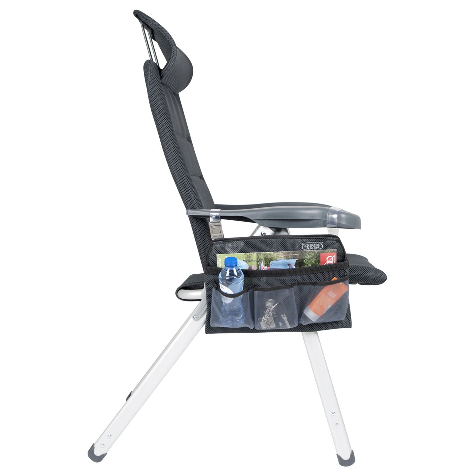 CRESPO Seiten Tasche Hänge Organizer Liege Stuhl Arm Lehne Aufbewahrung 4 Fächer