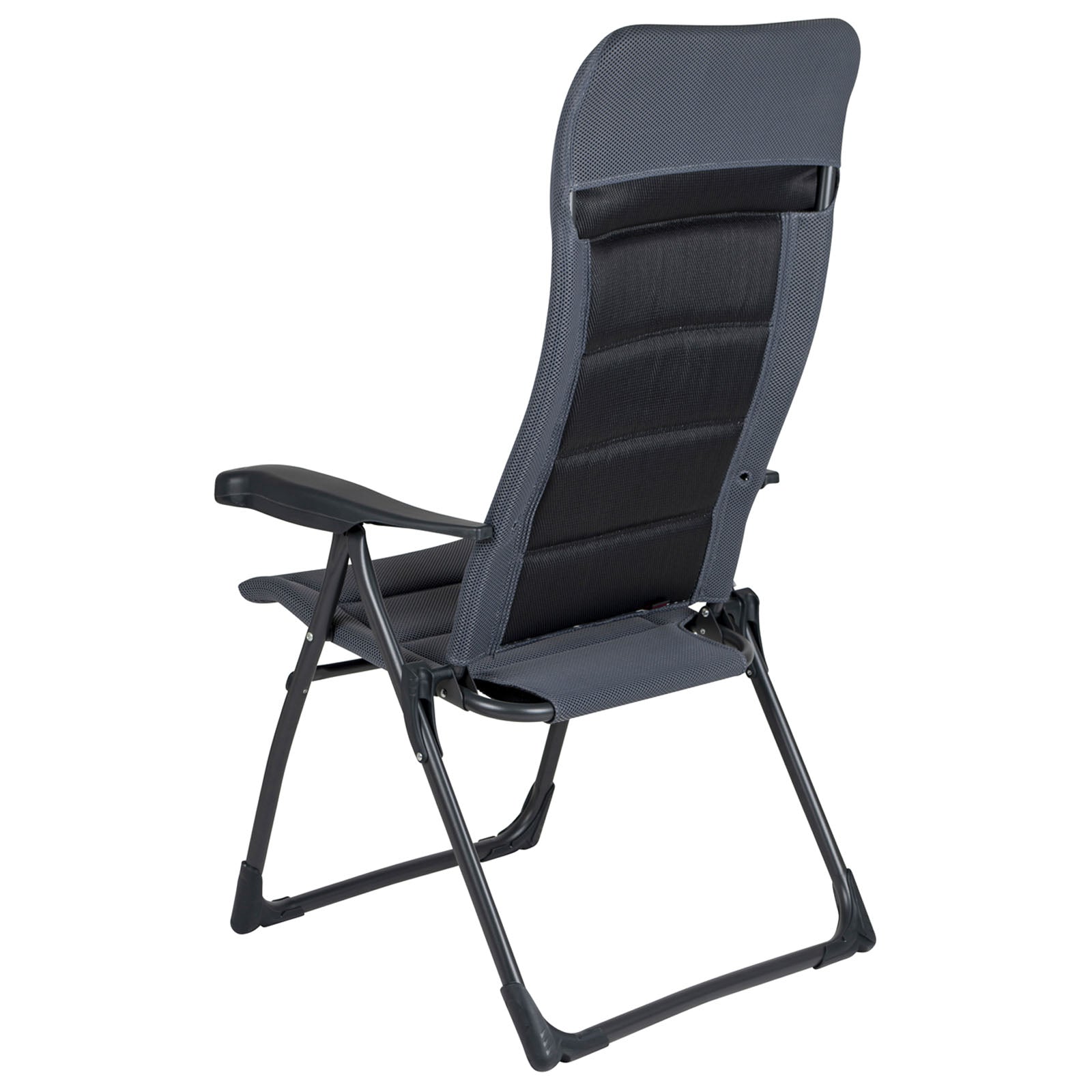 Chaise de jardin CRESPO AP 215 Air Deluxe Chaise longue de camping pliante en aluminium 110 kg