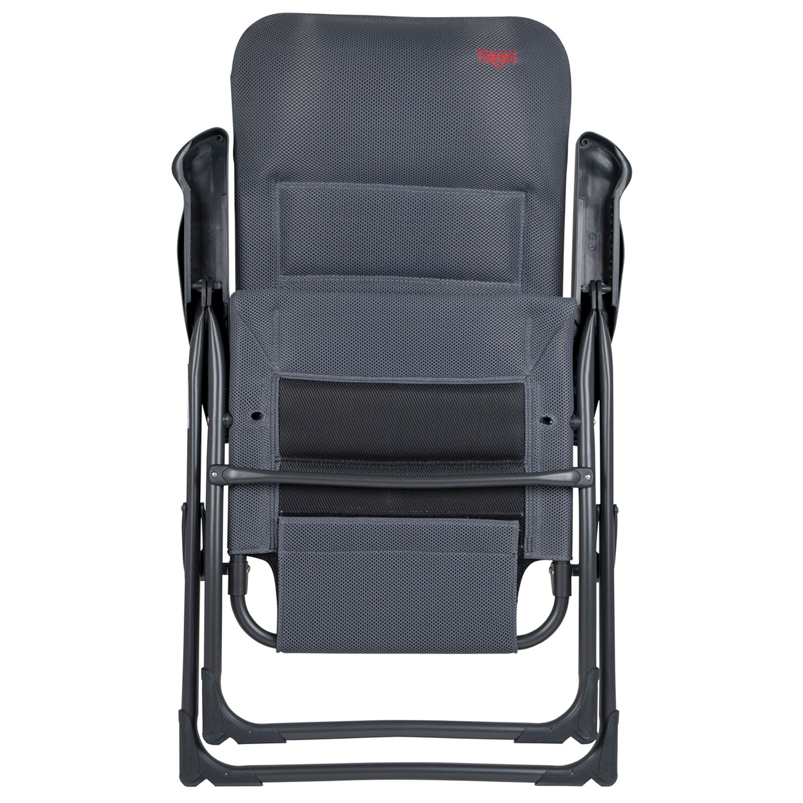 Chaise de jardin CRESPO AP 215 Air Deluxe Chaise longue de camping pliante en aluminium 110 kg