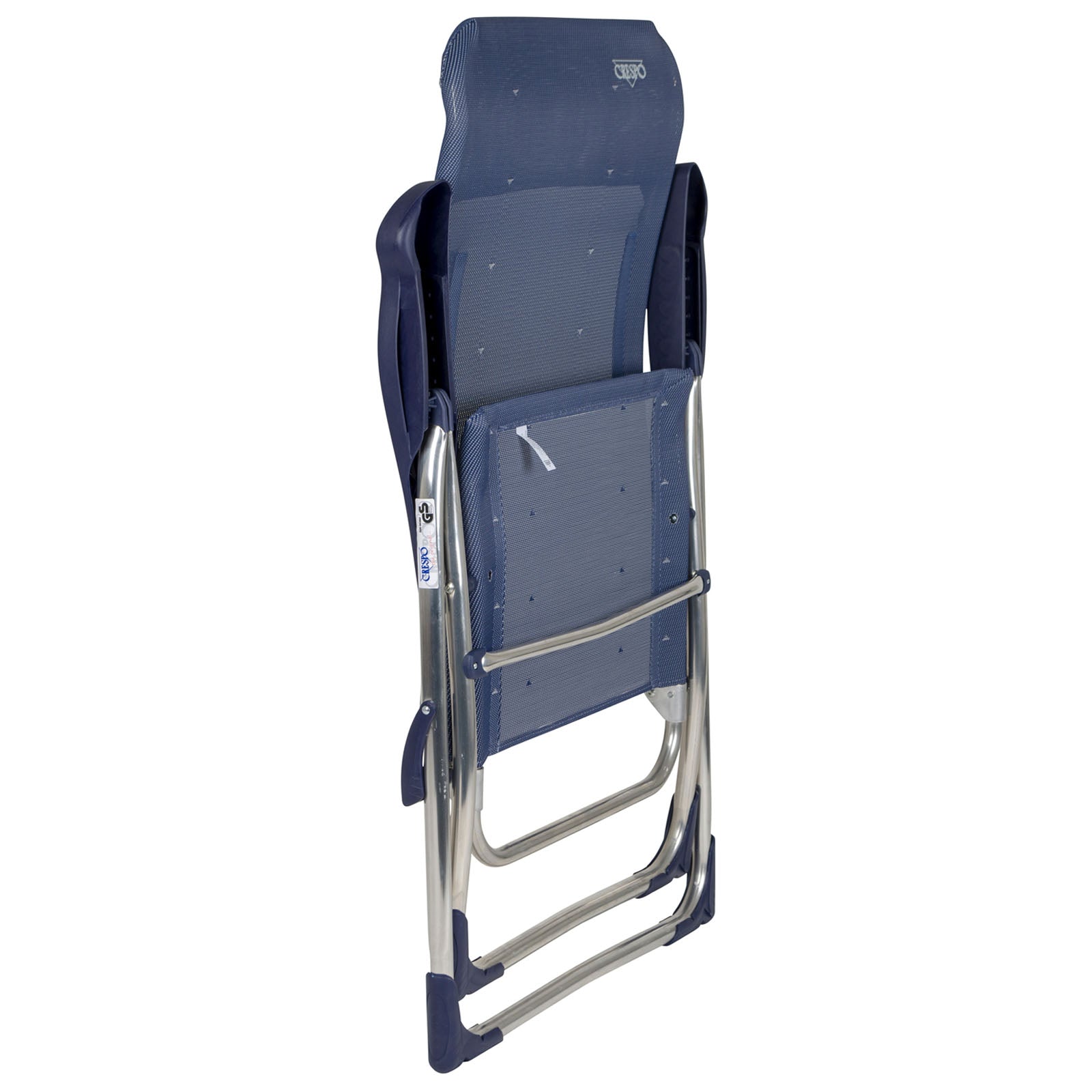 CRESPO Camping Chair AL 215 Garden Lounger Chair Folding Chair Foldable Aluminium 110 kg