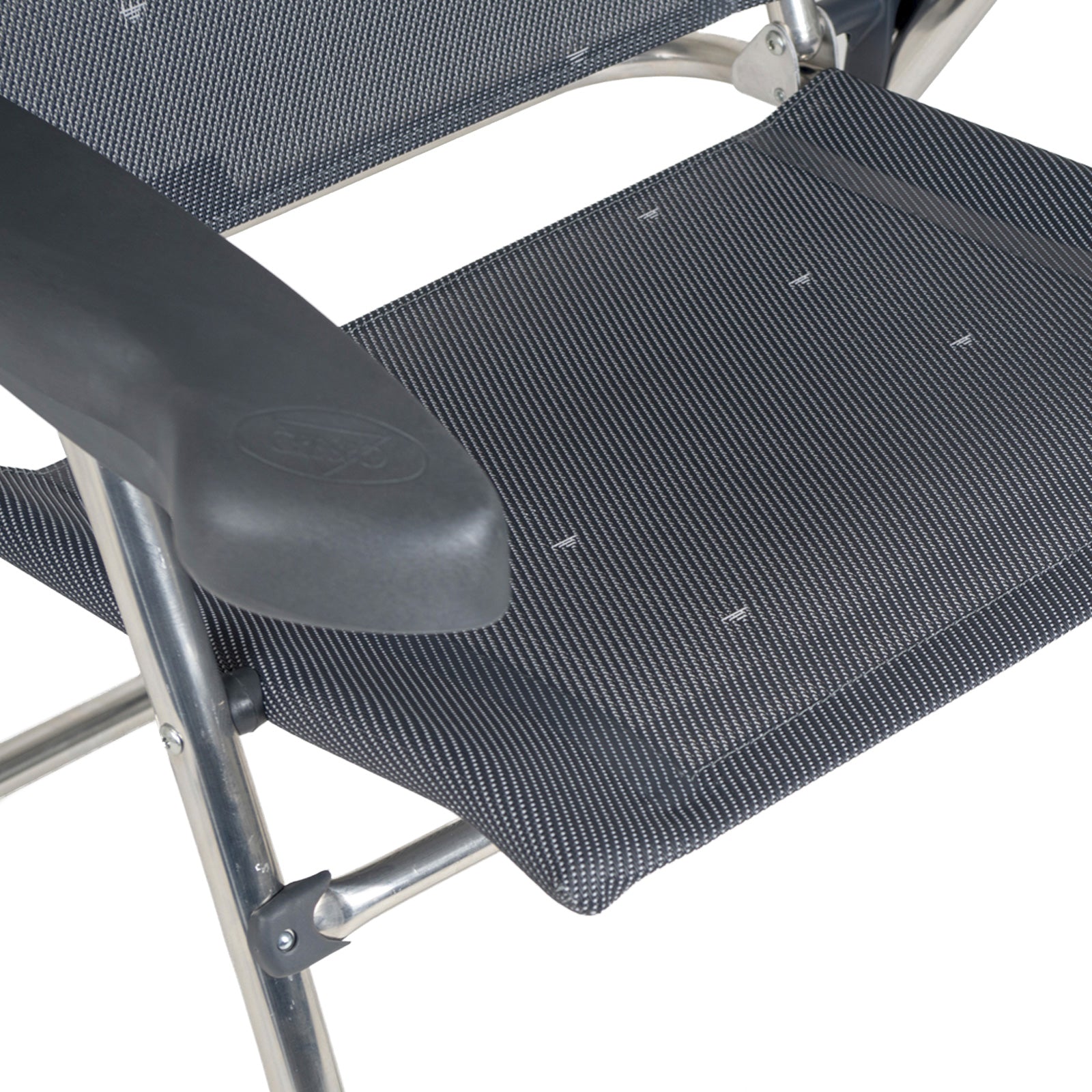 Chaise de camping CRESPO AL 212 Chaise longue de jardin Chaise pliante Pliable Aluminium 110 kg