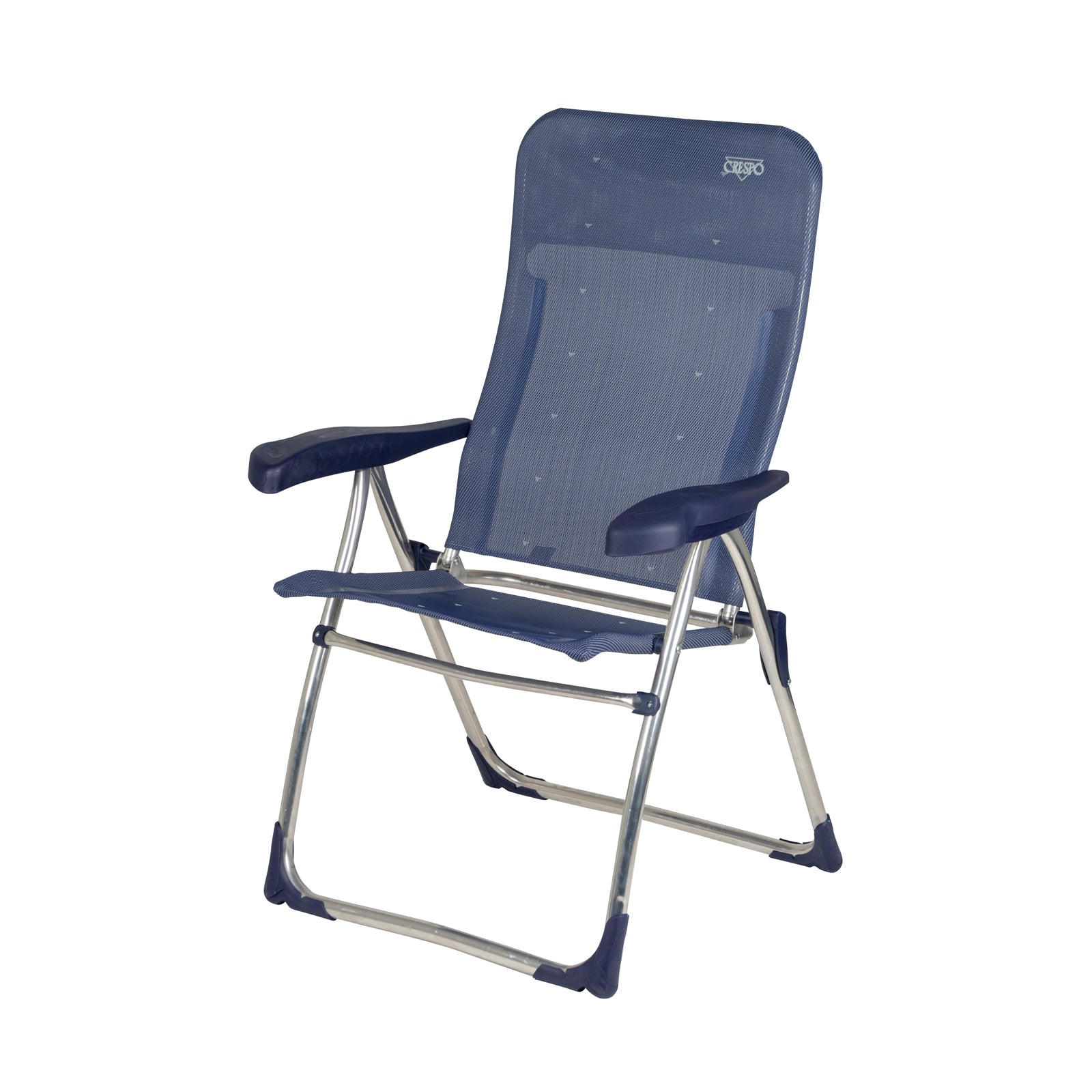 CRESPO Camping Chair AL 212 Garden Lounger Chair Folding Chair Foldable Aluminium 110 kg