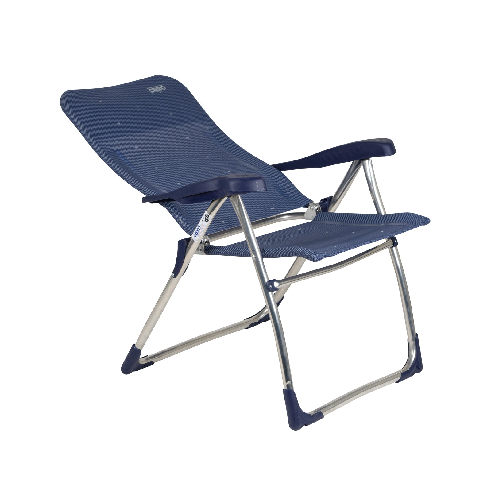 Chaise de camping CRESPO AL 212 Chaise longue de jardin Chaise pliante Pliable Aluminium 110 kg