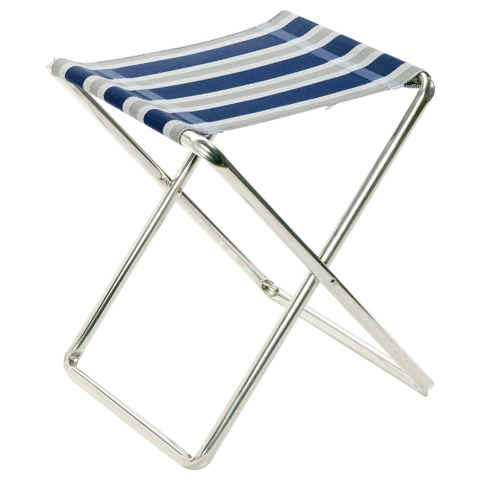 CRESPO Mini Falthocker AL302 Camping Klapphocker Angel Hocker Sitz Fußablage Alu