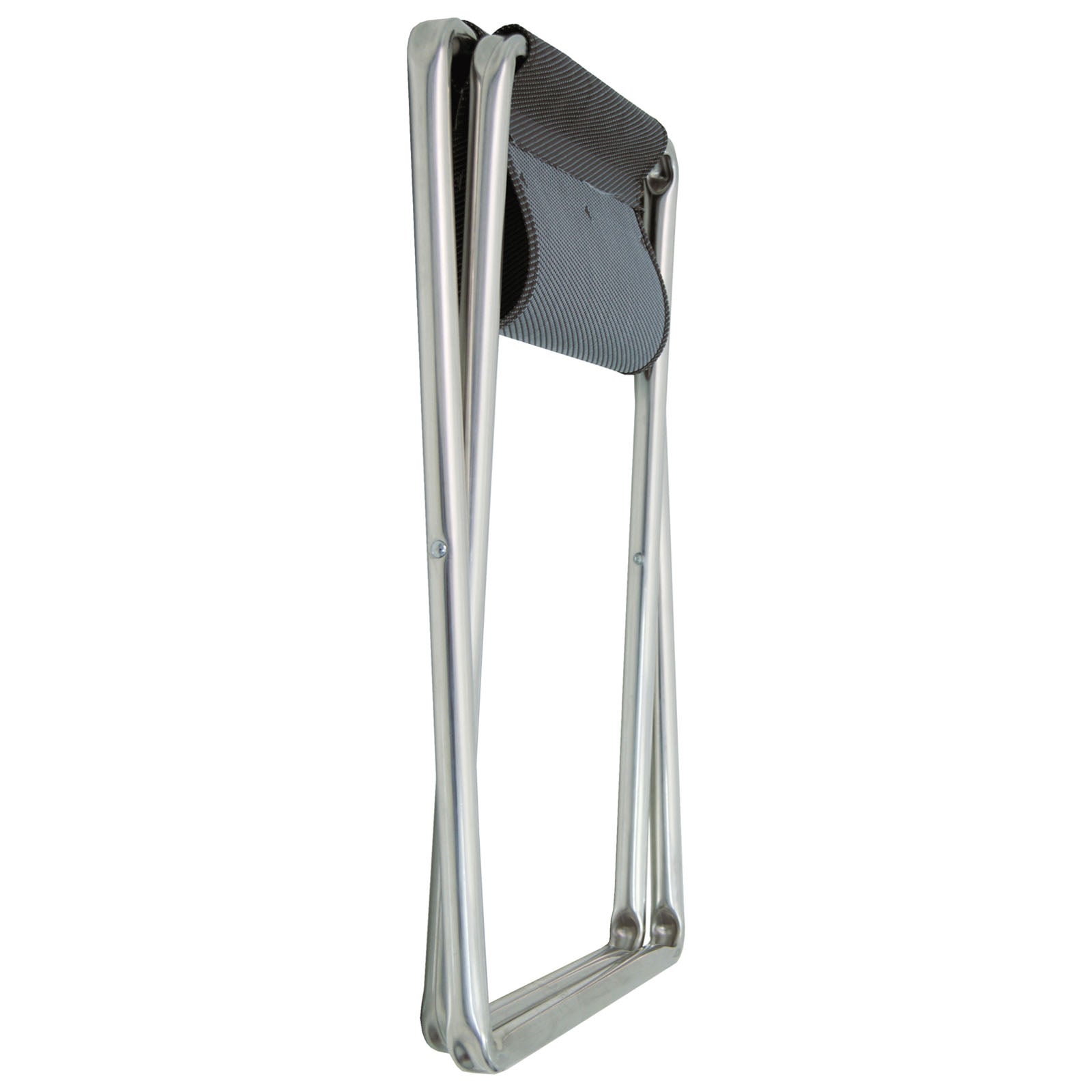 CRESPO Mini Falthocker AL302 Camping Klapphocker Angel Hocker Sitz Fußablage Alu
