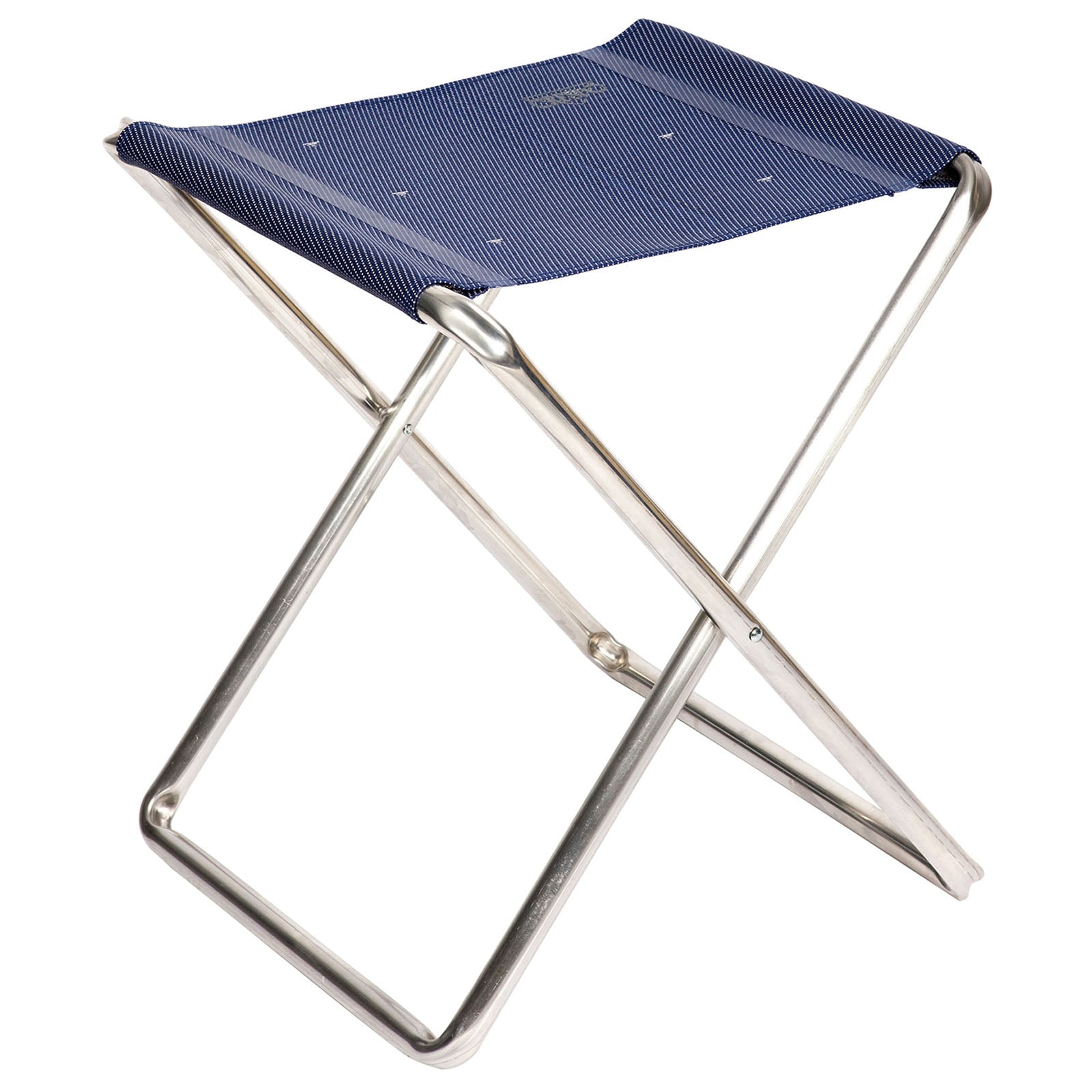 CRESPO Mini Folding Stool AL302 Camping Folding Stool Fishing Stool Seat Footrest Aluminium