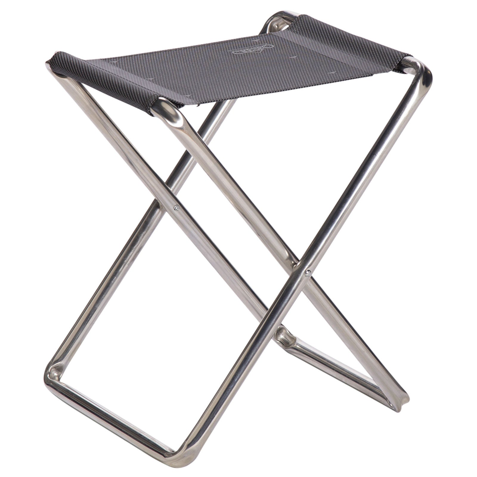 CRESPO Mini Camping Stool AL 301 Folding Stool Fishing Stool Seat Aluminium Light 90 kg