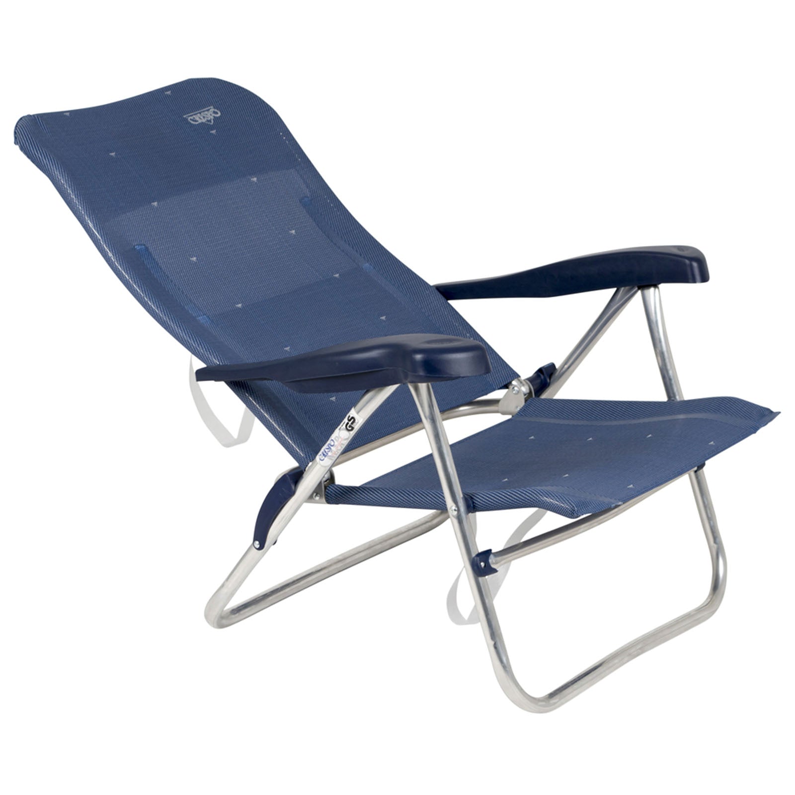Chaise de plage CRESPO AL 205 chaise longue de jardin de camping chaise pliante pliable en aluminium