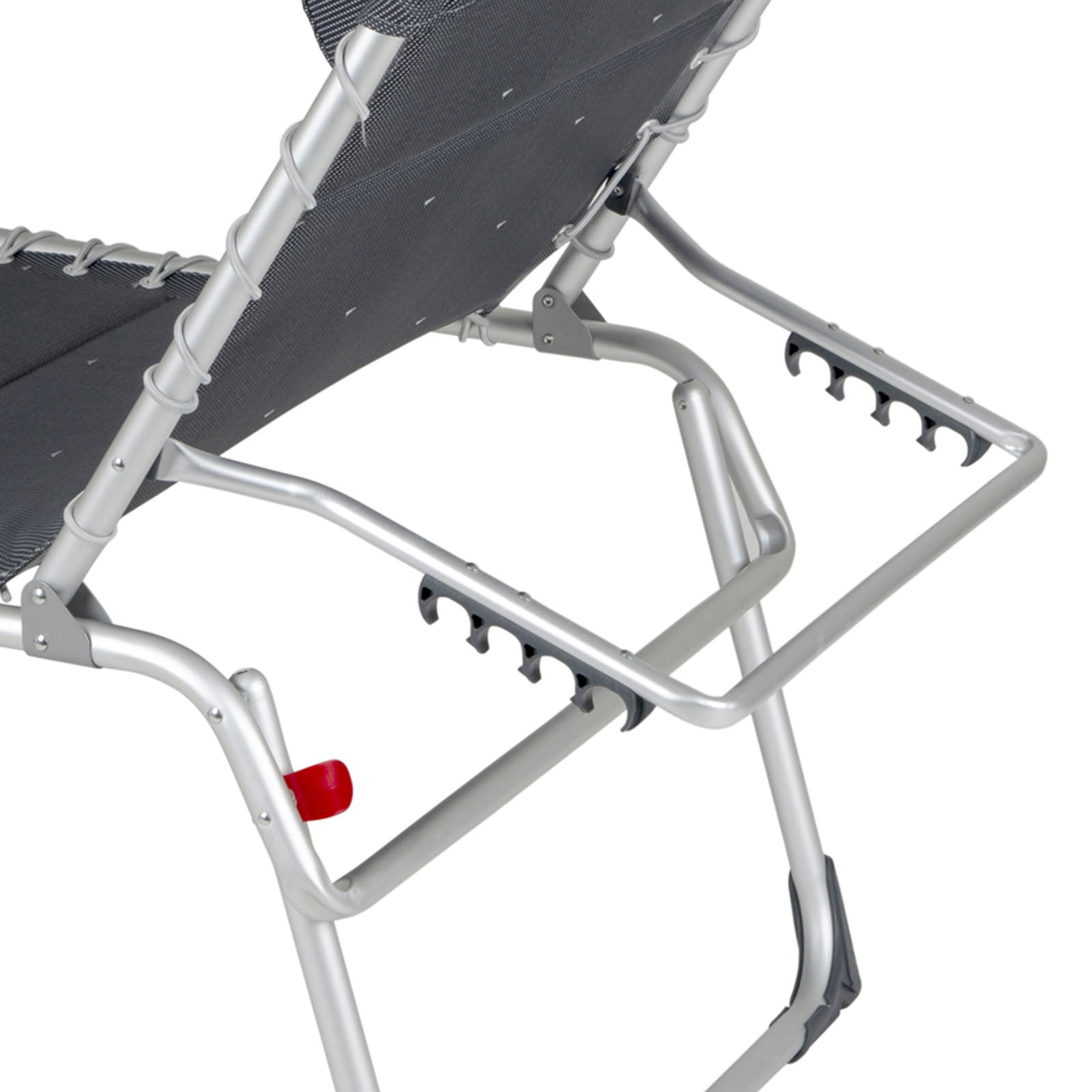 CRESPO Sun Lounger AP 364 XL Deluxe Camping Beach Garden Lounger Alu