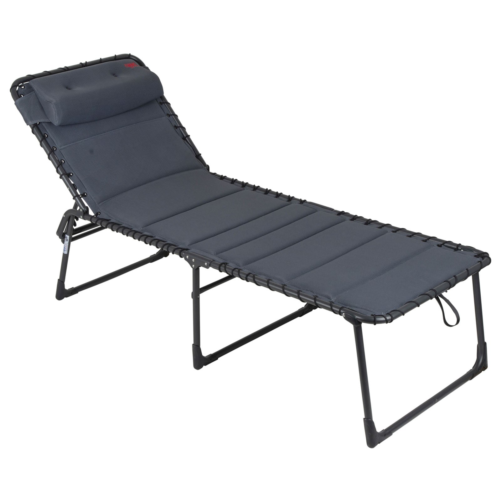 CRESPO sun lounger deck chair AL364 XL Air Deluxe camping garden lounger aluminum 140kg