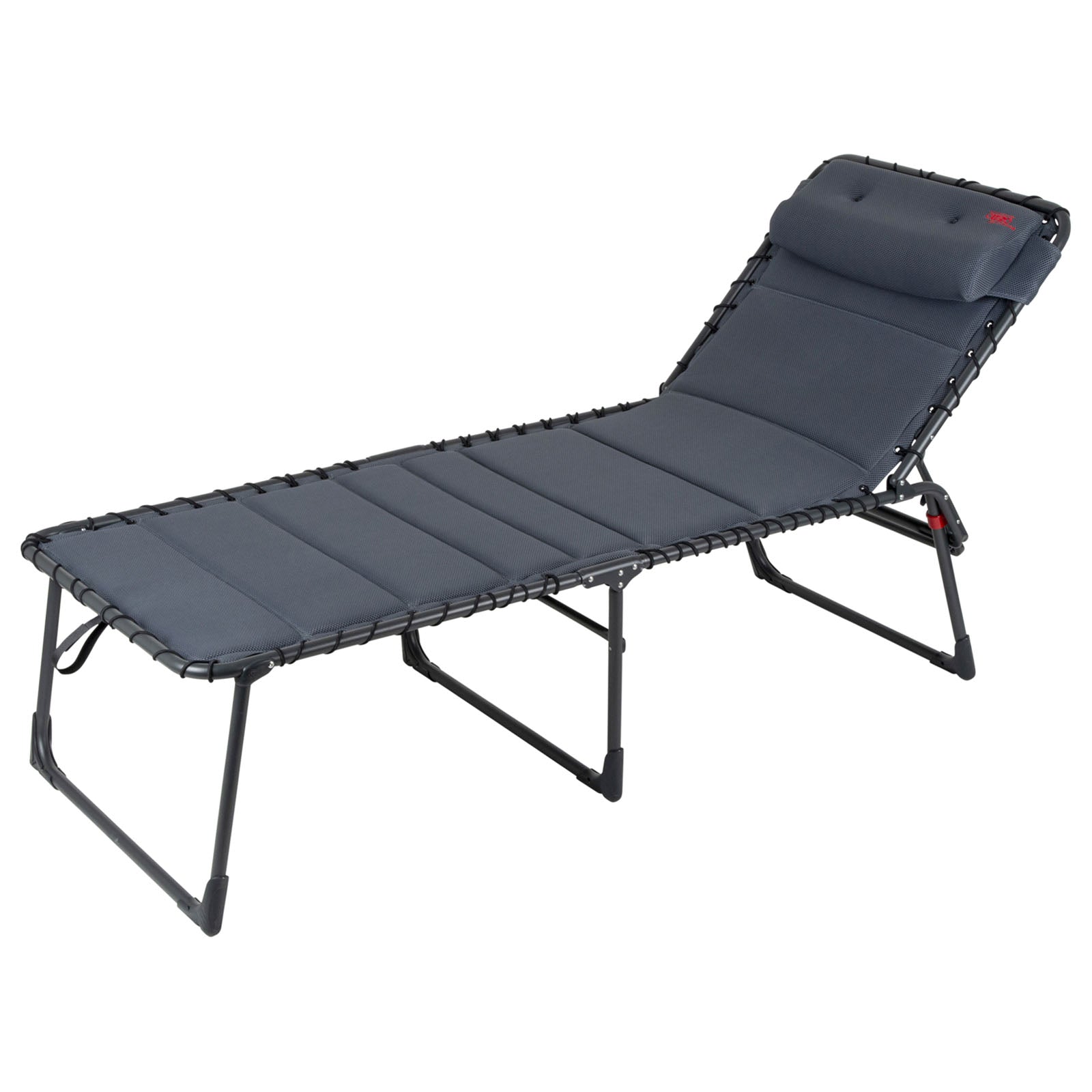 CRESPO sun lounger deck chair AL364 XL Air Deluxe camping garden lounger aluminum 140kg