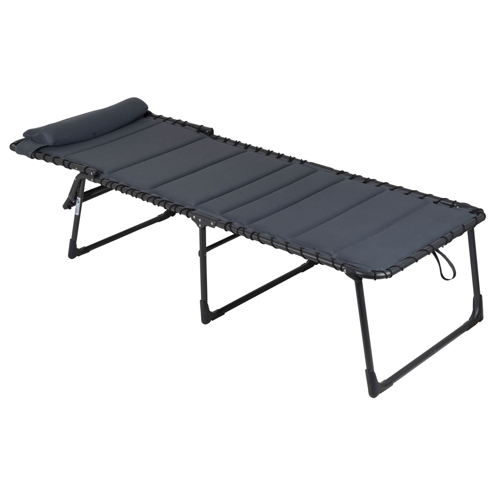 CRESPO sun lounger deck chair AL364 XL Air Deluxe camping garden lounger aluminum 140kg