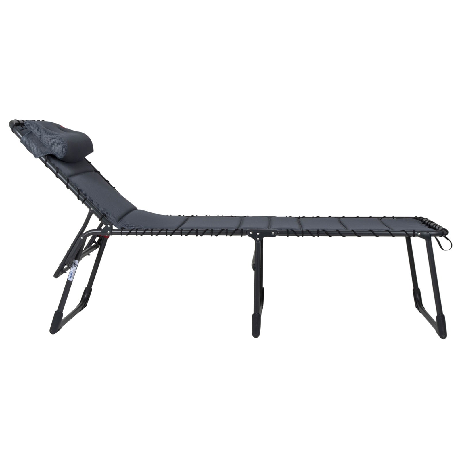 CRESPO sun lounger deck chair AL364 XL Air Deluxe camping garden lounger aluminum 140kg