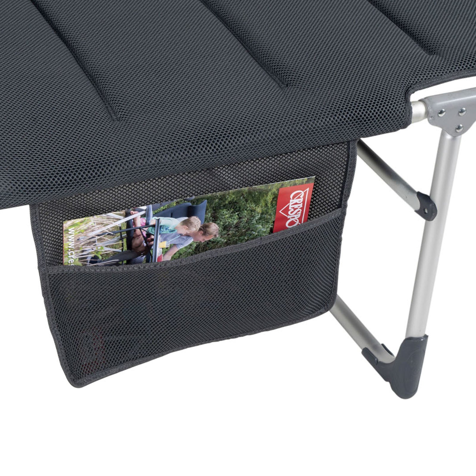 CRESPO sun lounger deck chair AA 363 Air Elite camping beach garden lounger aluminum