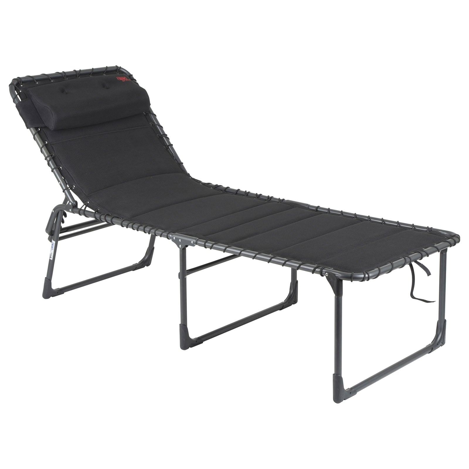 CRESPO sun lounger deck chair AL364 XL Air Deluxe camping garden lounger aluminum 140kg