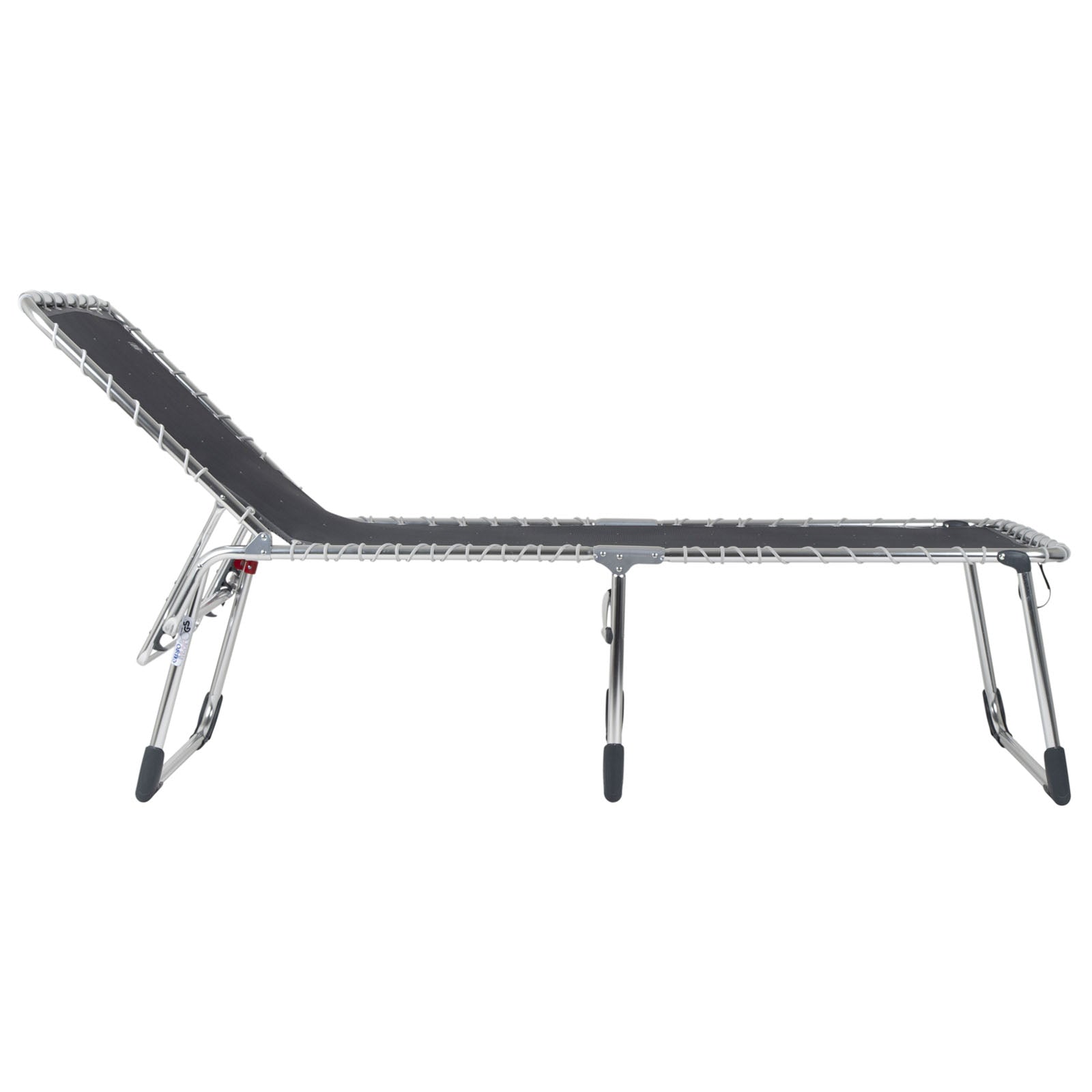 Chaise longue de jardin pliable CRESPO AL 364 en aluminium XL