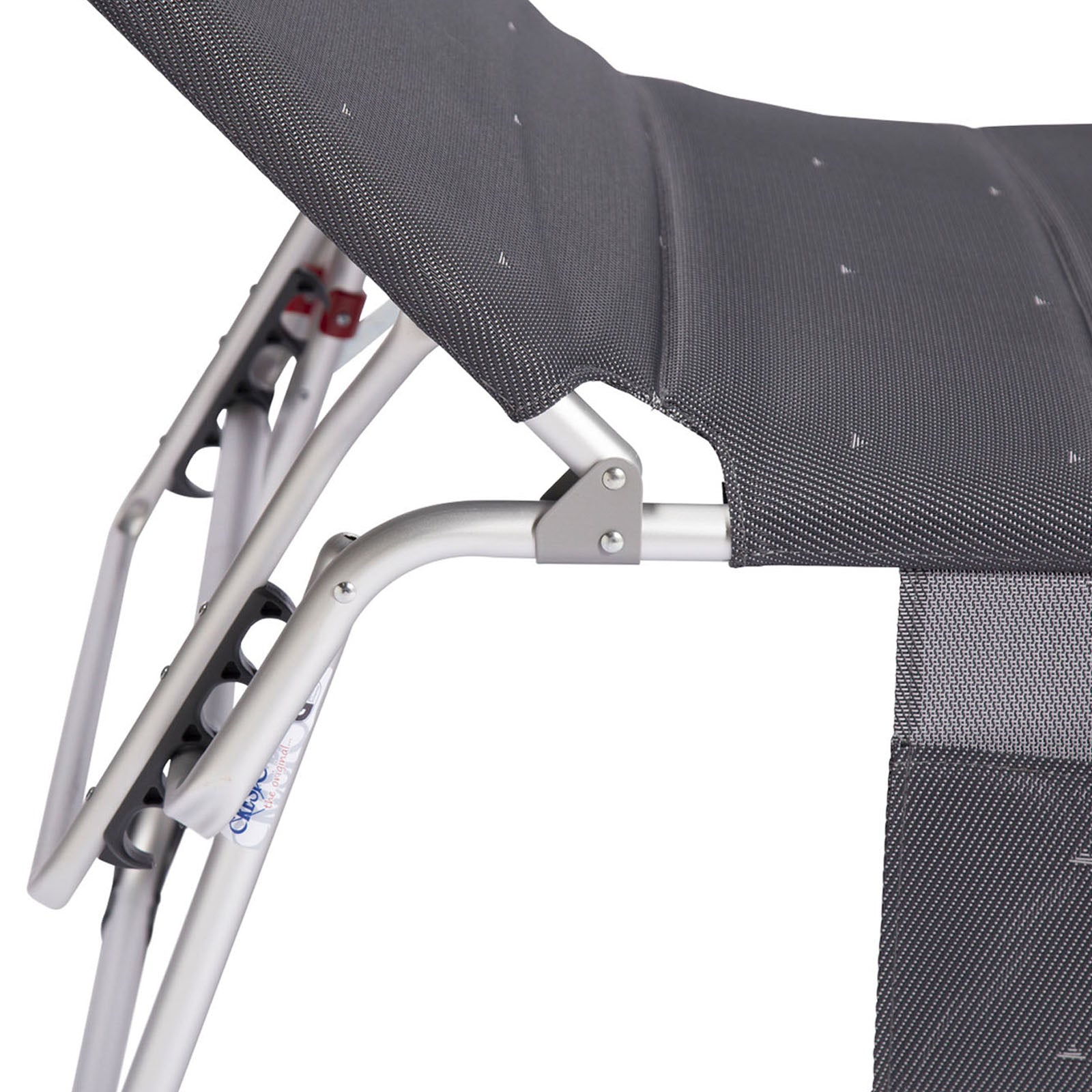 CRESPO Sonnenliege Liegestuhl AL 363 Deluxe Camping Garten Liege Klappbar Alu XL