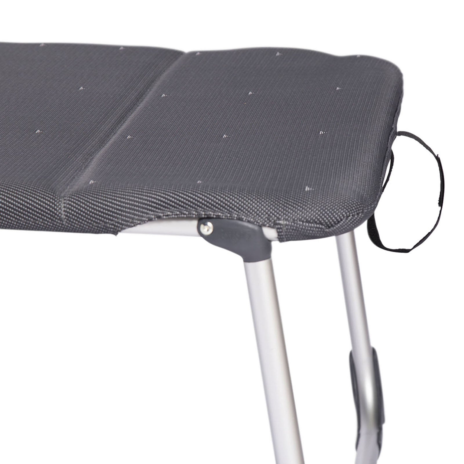 Chaise longue de jardin de camping CRESPO AL 363 Deluxe pliable en aluminium XL