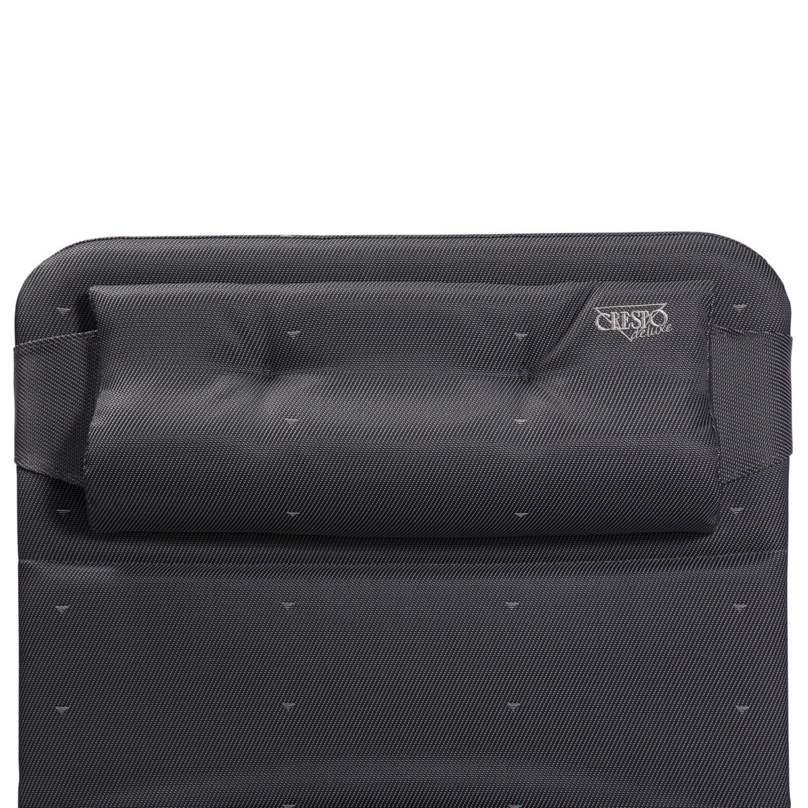 Chaise longue de jardin de camping CRESPO AL 363 Deluxe pliable en aluminium XL