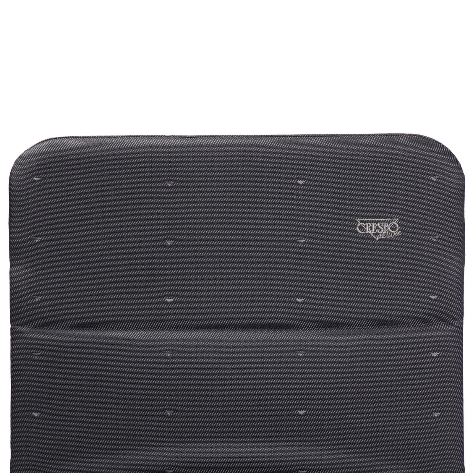 Chaise longue de jardin de camping CRESPO AL 363 Deluxe pliable en aluminium XL