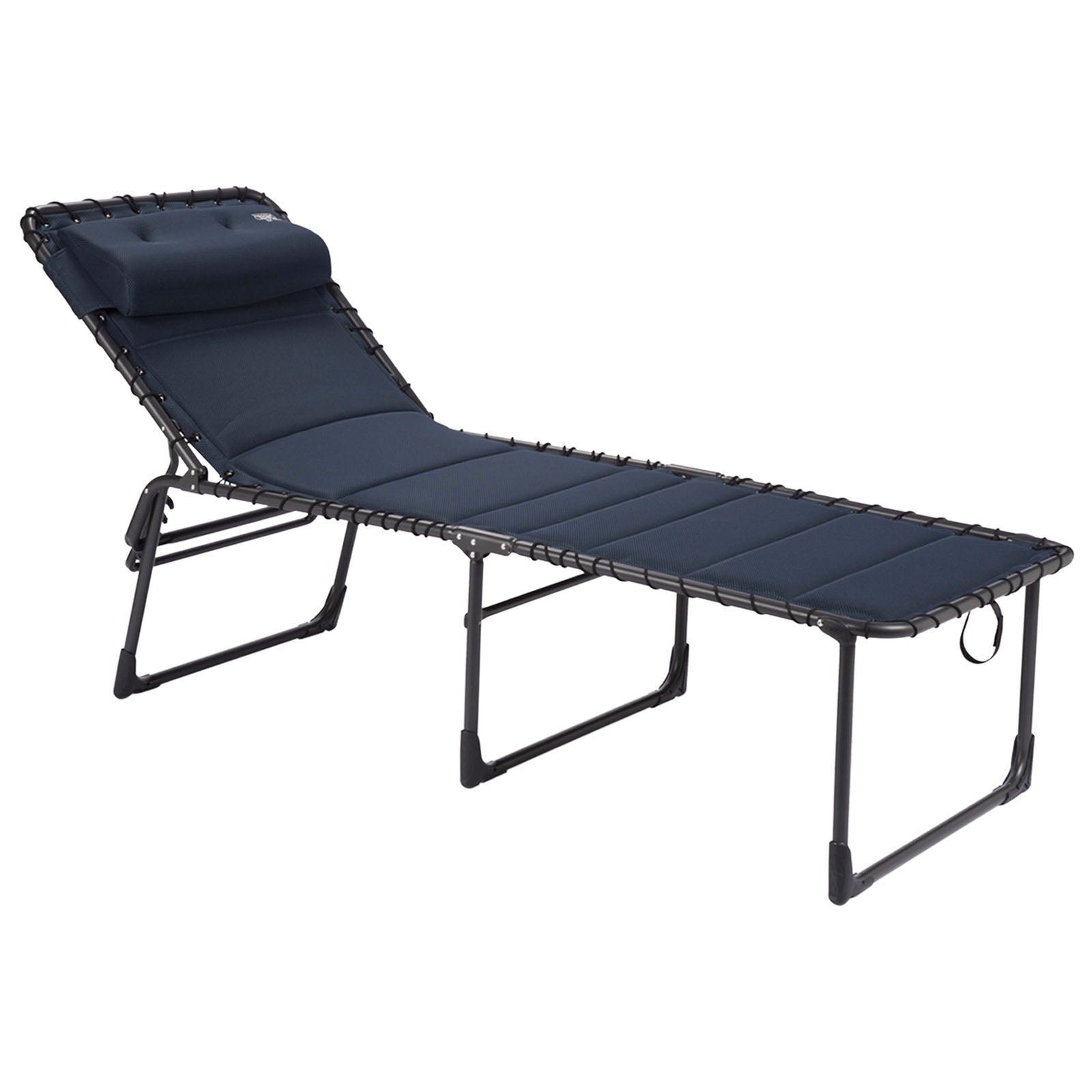 CRESPO sun lounger deck chair AL364 XL Air Deluxe camping garden lounger aluminum 140kg