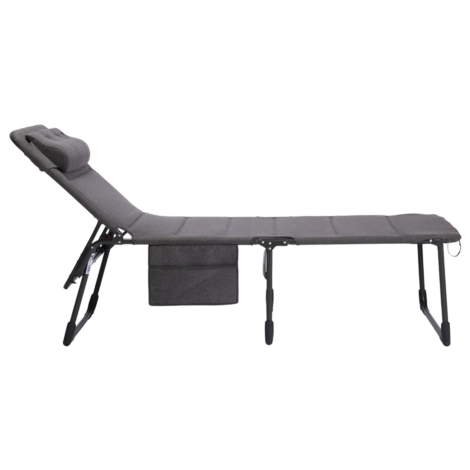 CRESPO sun lounger AP 363 XL Tex Supreme camping beach lounger aluminum