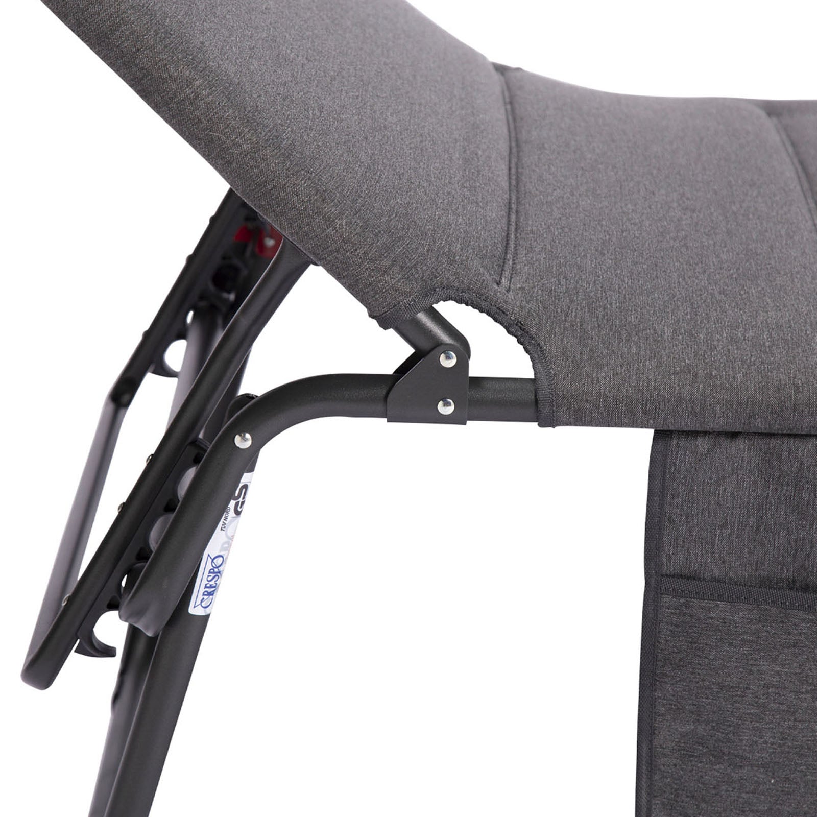 CRESPO sun lounger AP 363 XL Tex Supreme camping beach lounger aluminum