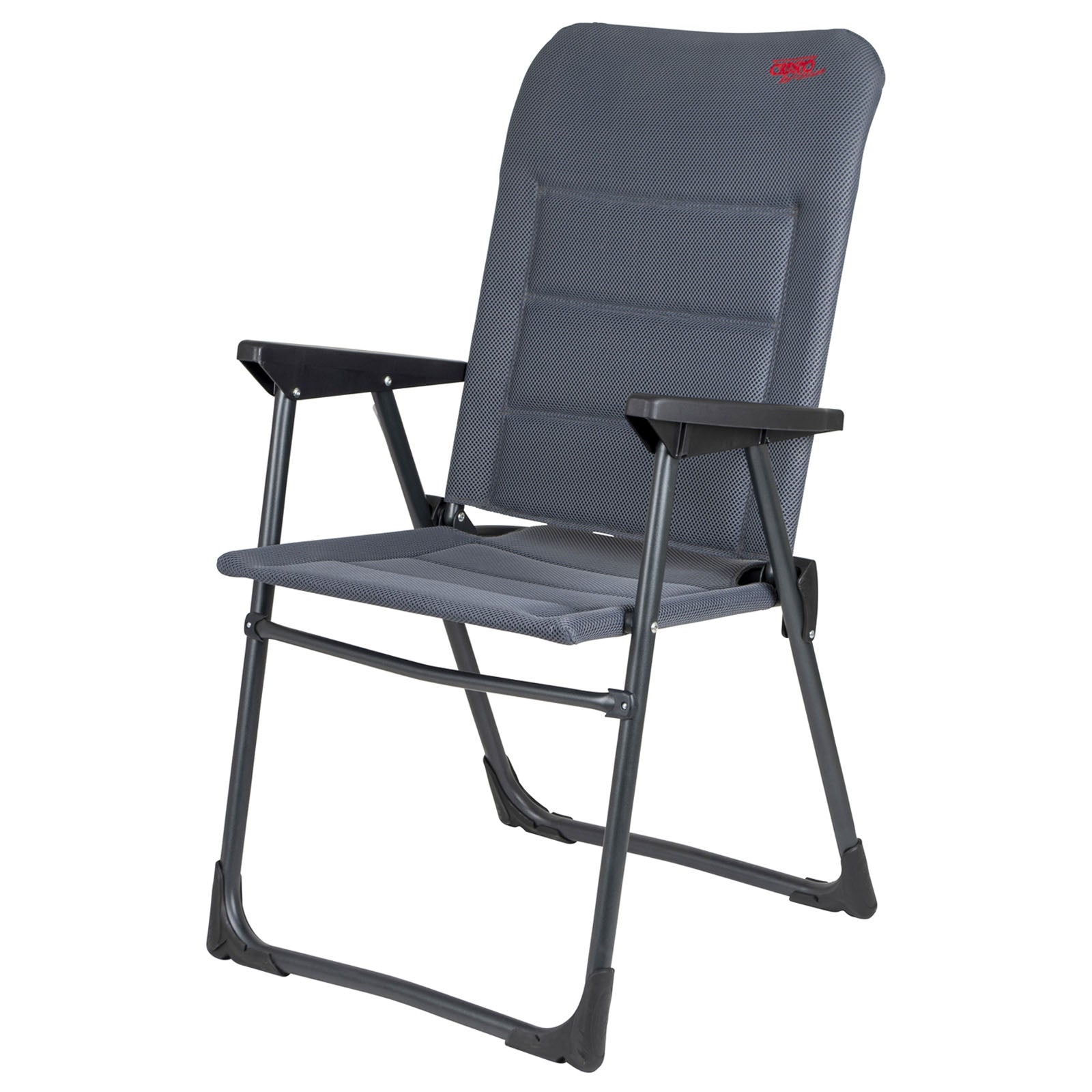 Chaise de camping CRESPO AP 218 Air Deluxe Chaise longue de jardin pliante en aluminium