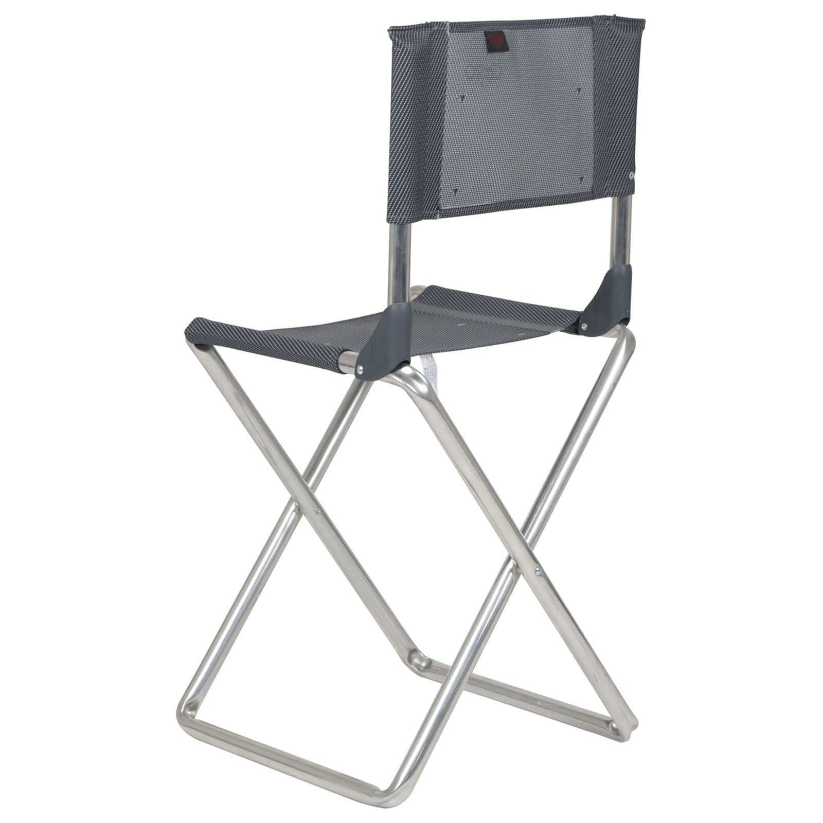 CRESPO Falthocker AL304 Camping Stuhl Klappbar Angel Hocker Sitz Alu Rückenlehne