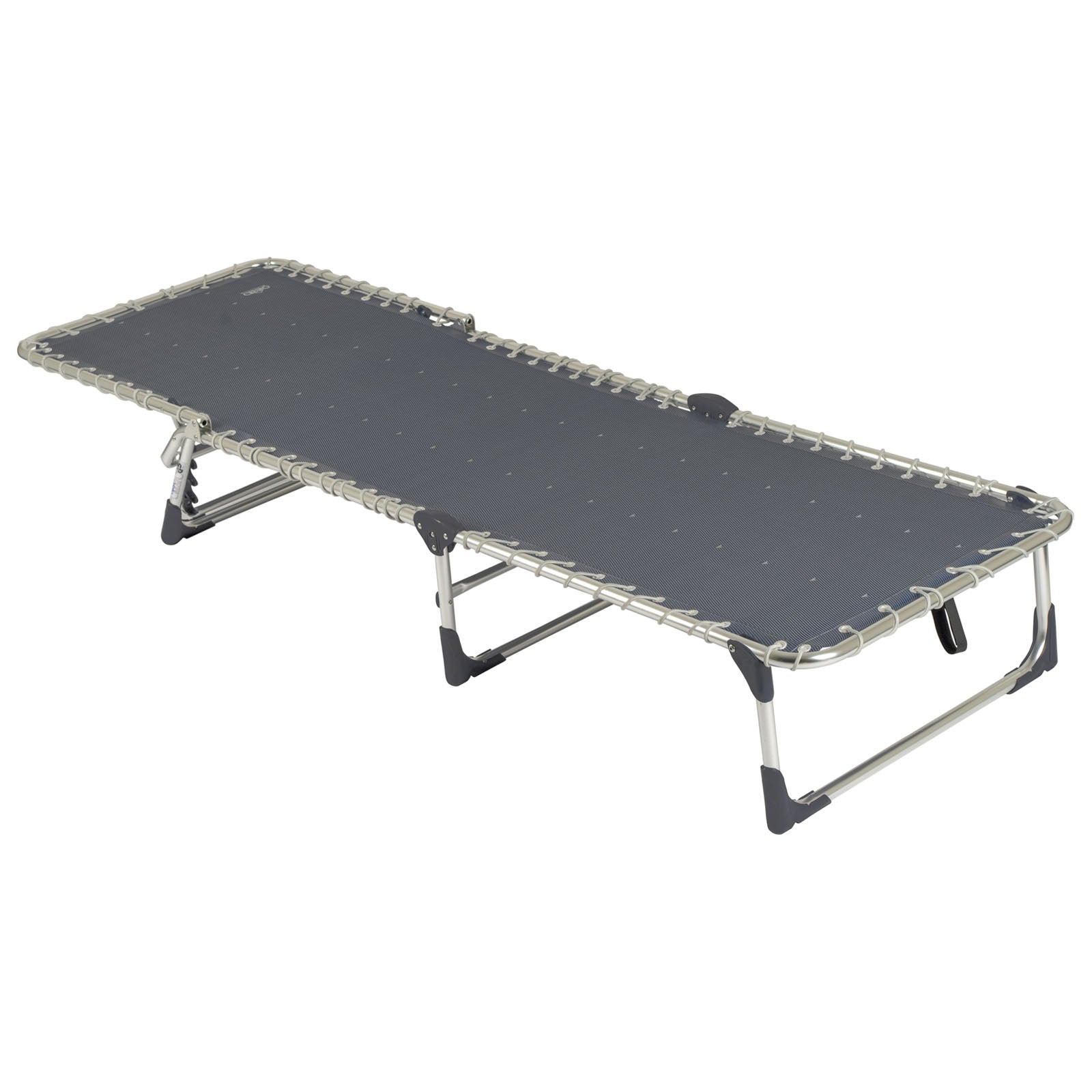 Chaise longue CRESPO AL 367, chaise longue trépied en aluminium pour camping, plage, jardin